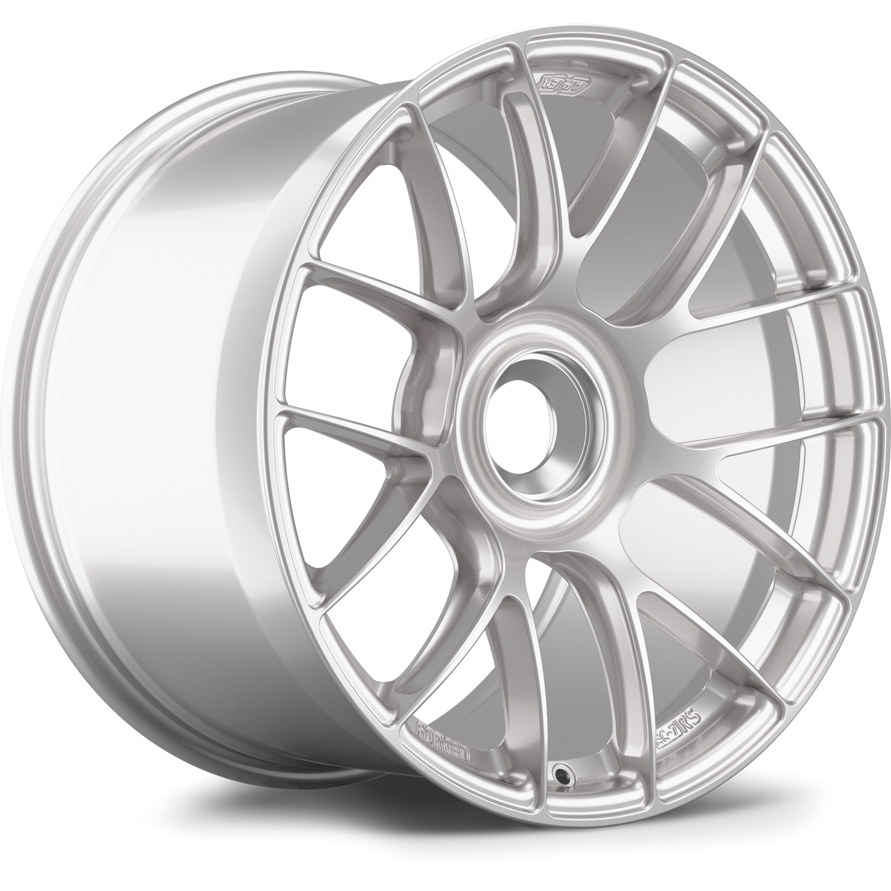 Apex EC-7RS 19x13 forged wheel Porsche Center Lock ET45 101mm center bore Race Silver finish