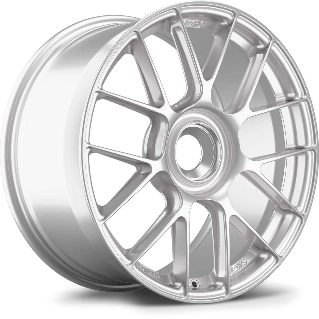 Apex EC-7RS 19x9.5 forged Porsche Center Lock wheel ET49 101mm center bore Racing Silver finish