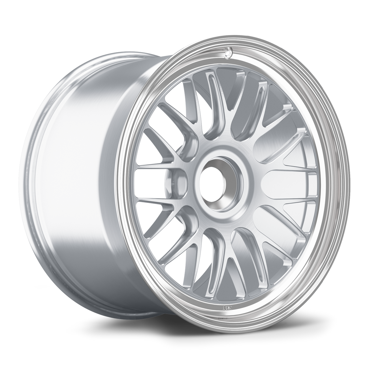 Apex ML-10RT 19x12 forged Porsche Center Lock wheel Brushed Clear Machined Lip ET46 ML10RT1912ET46-CL-PS-MLBC
