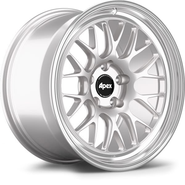 Apex ML-10RT 19x9 Forged Touring Wheel - 5x120 BP ET30 72.56 CB - Race Silver Machined Lip (BMW) ML10RT199ET30-5120-7256-MLRS