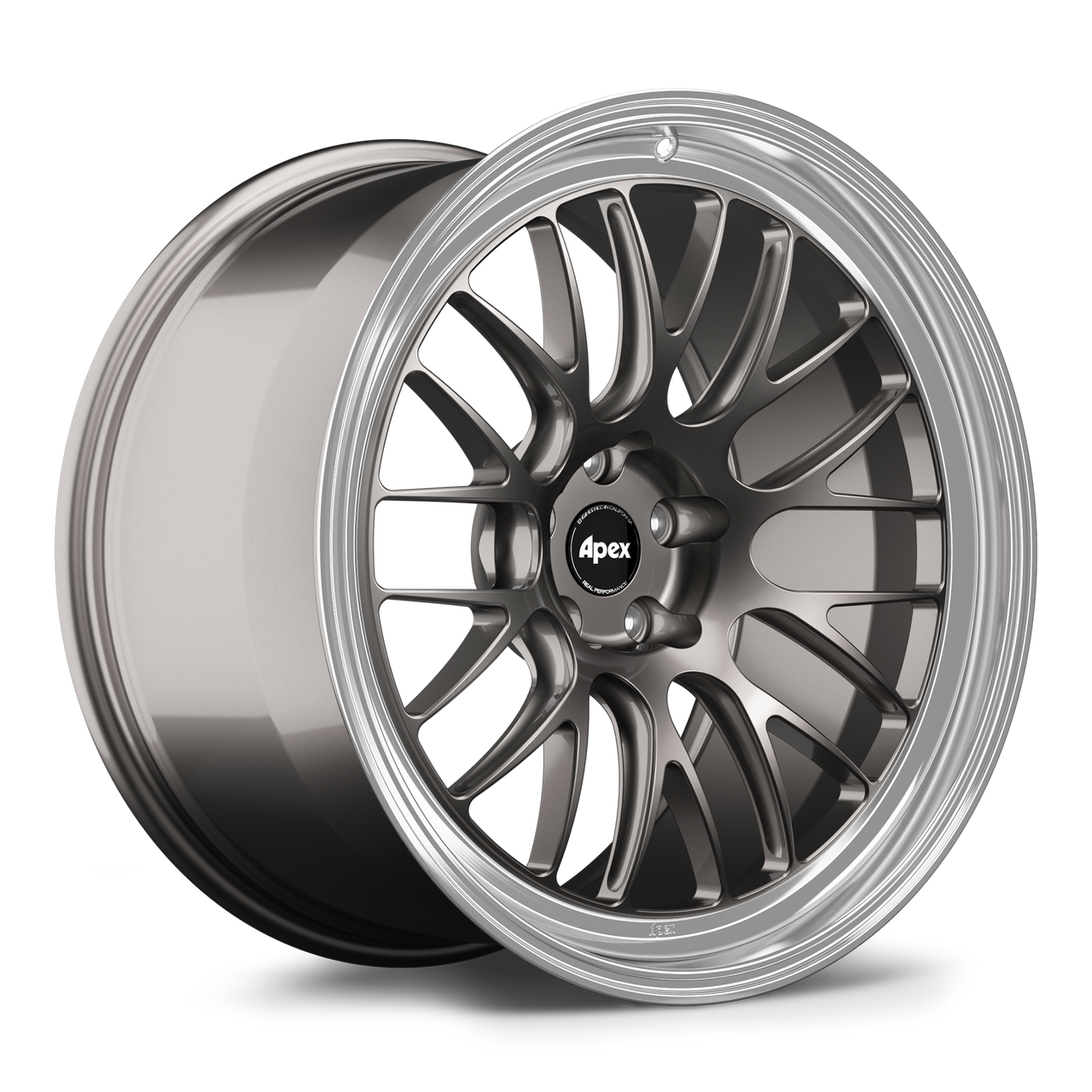 Apex ML-10RT 20x10 forged touring wheel in Anthracite Machined Lip with 5x112 BP and ET8 for BMW applications
