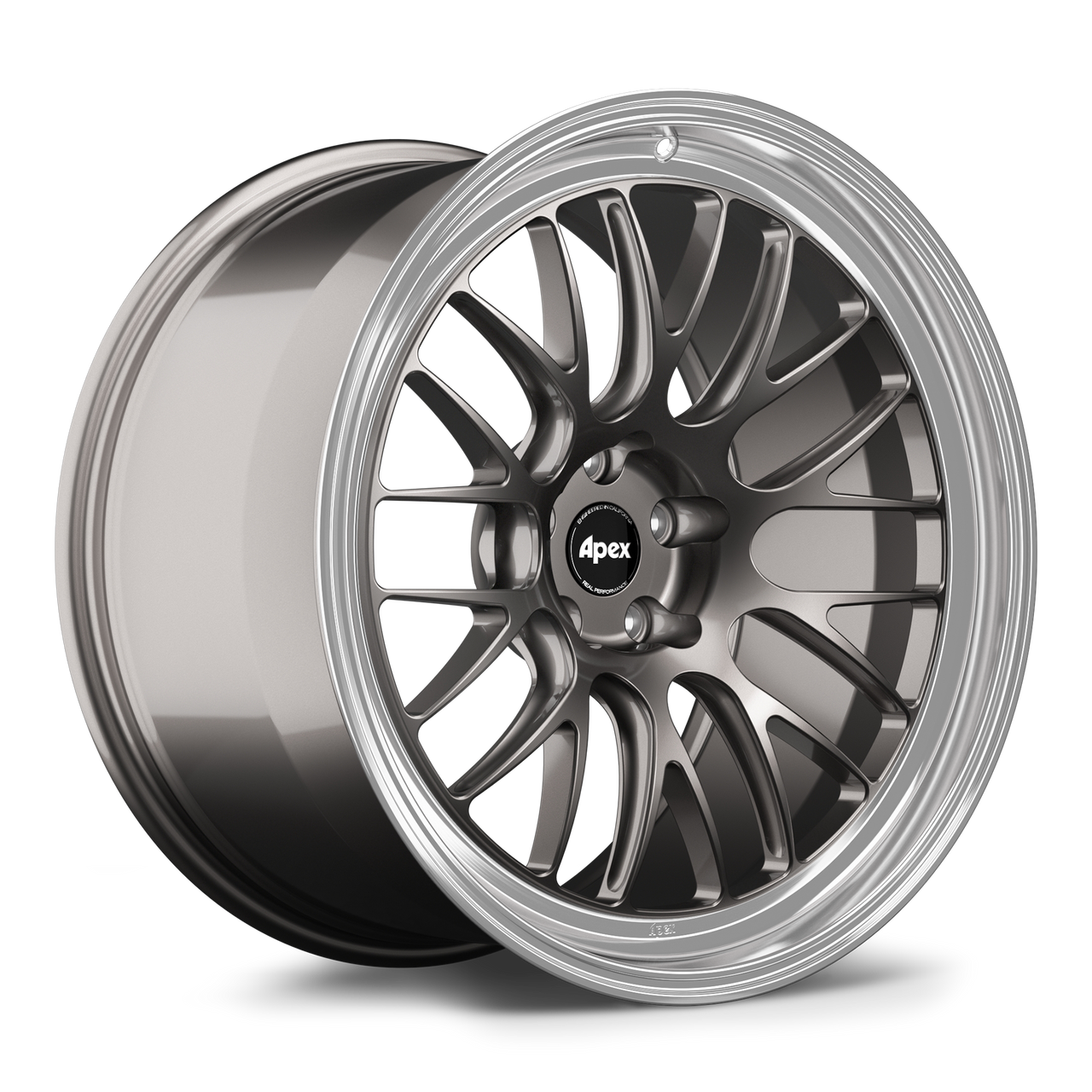 Apex ML-10RT 20x11 forged touring wheel in Anthracite Machined Lip finish with 5x112 BP and ET18 for BMW applications