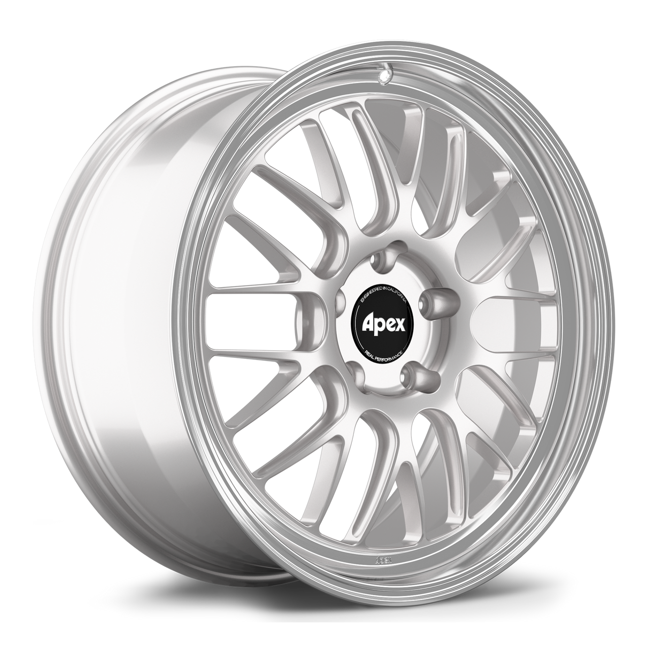 Apex ML-10RT 20x9 forged touring wheel in Race Silver Machined Lip finish with 5x130 BP and ET41 for Porsche applications