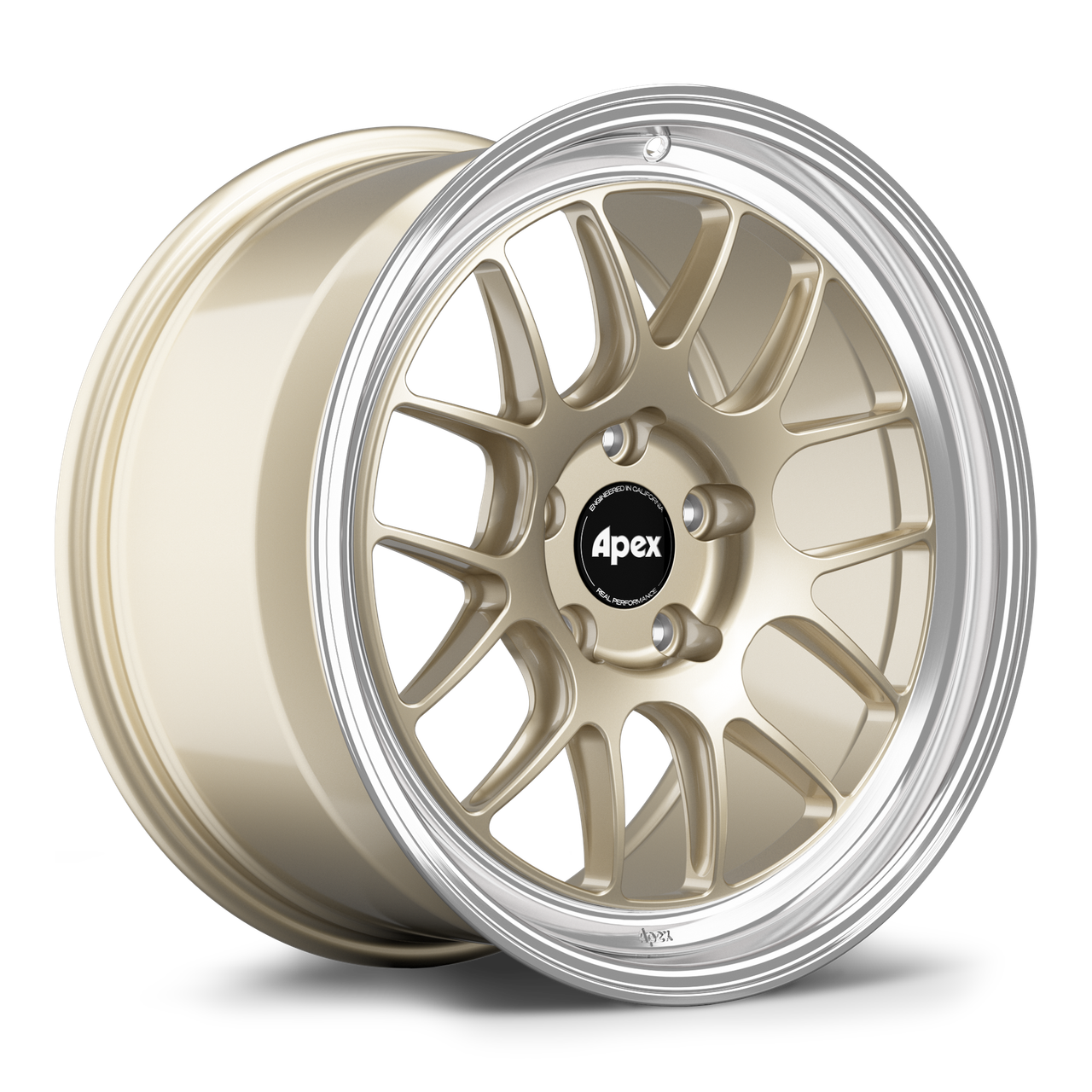 Gloss Motorsport Gold Machined Lip Apex ML-7RT forged Touring Line wheel for Porsche applications 18x11 ET60 5x130 BP