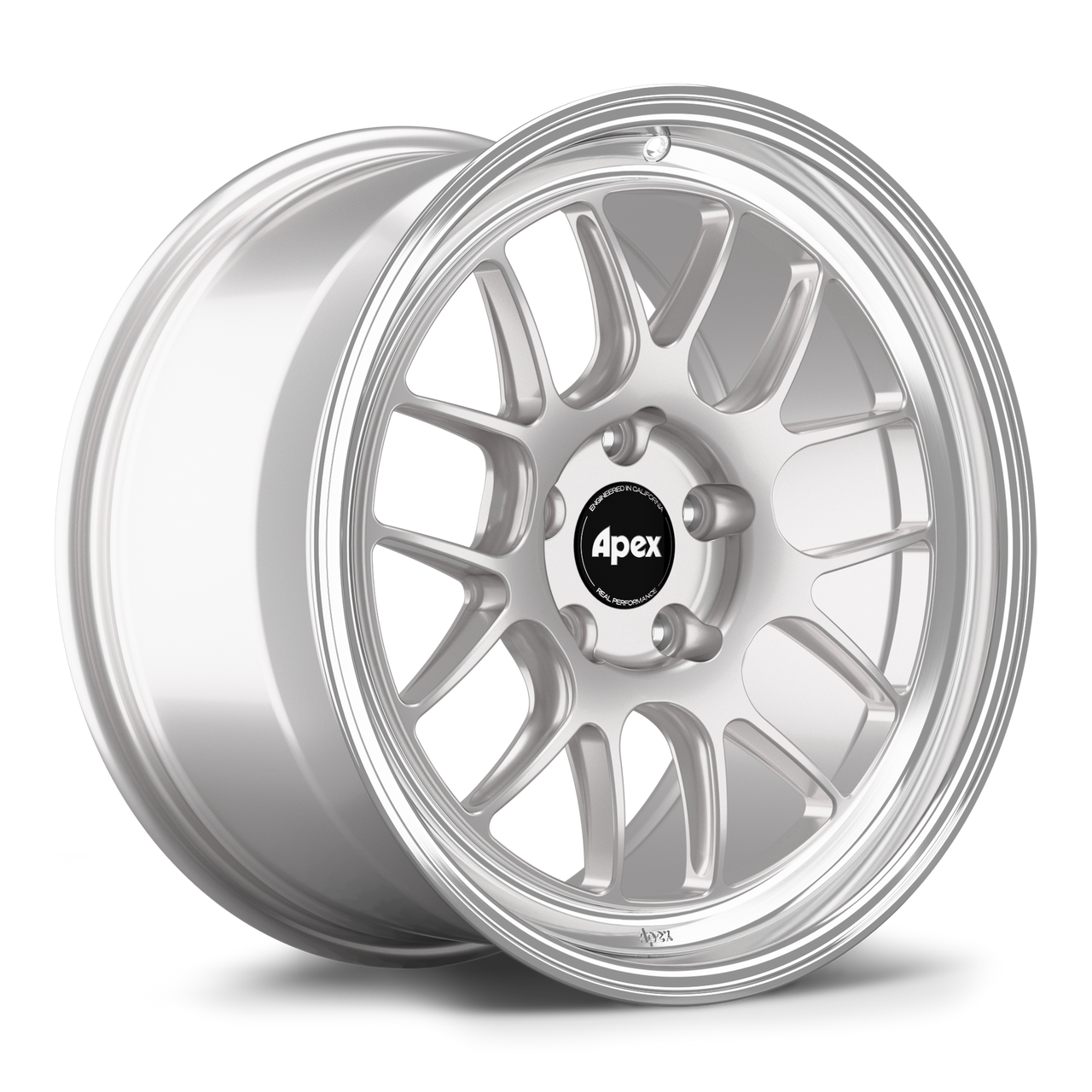 Race Silver Machined Lip Apex ML-7RT forged Touring Line wheel for Porsche applications 18x11 ET60 5x130 BP