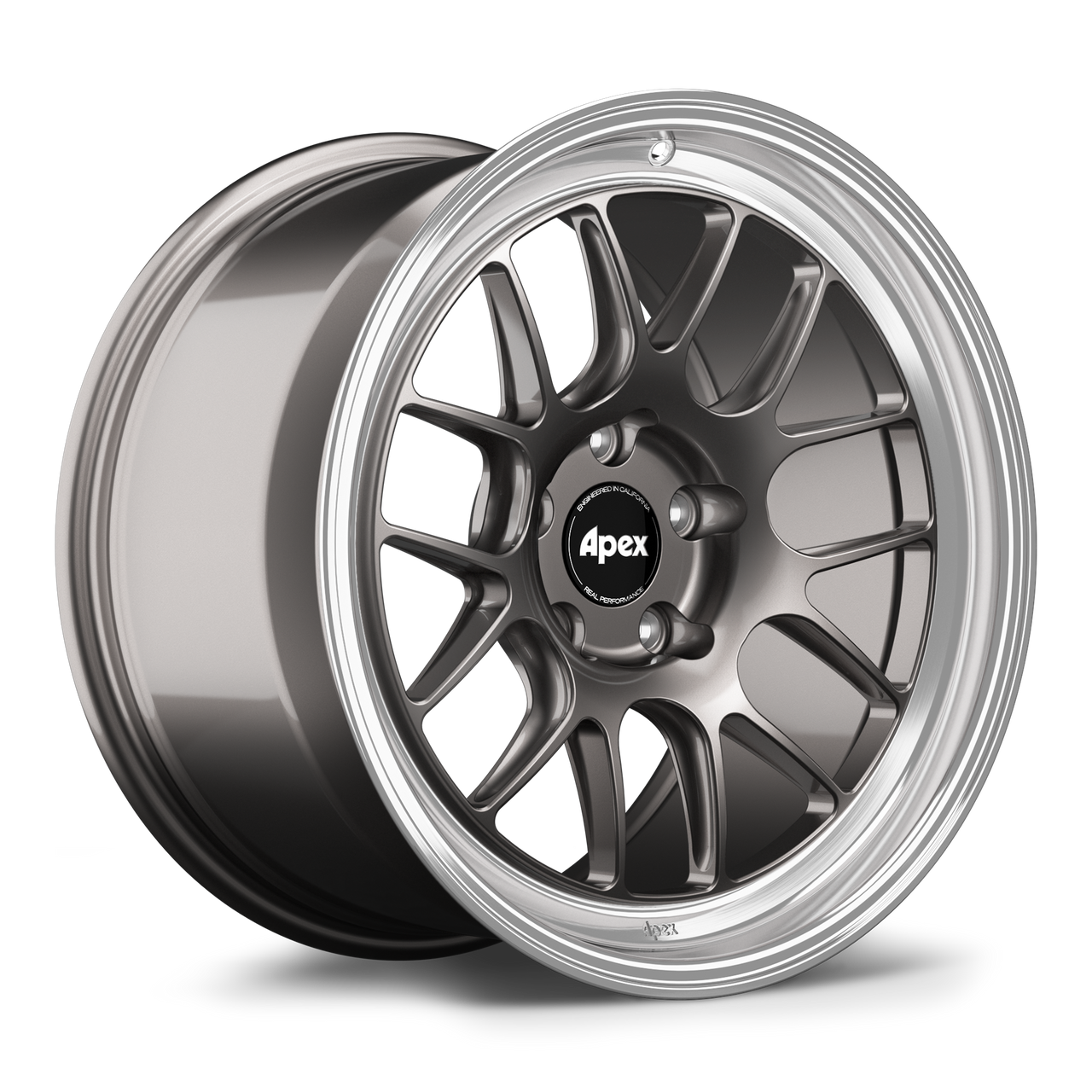 Anthracite Machined Lip Apex ML-7RT forged Touring Line wheel for BMW applications 18x9.5 ET22 5x120 BP
