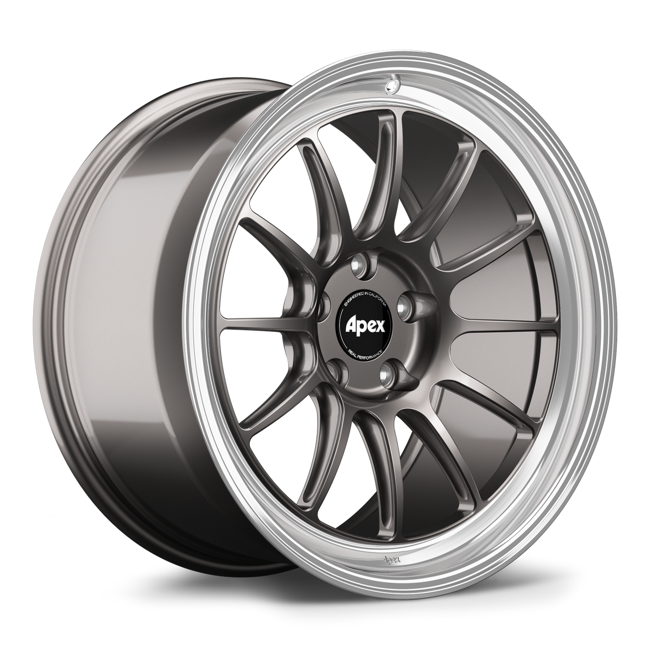 Apex SL-12RT 19x10.5 forged Toyota wheel in Anthracite Machined Lip with 5x112 BP and ET35 offset