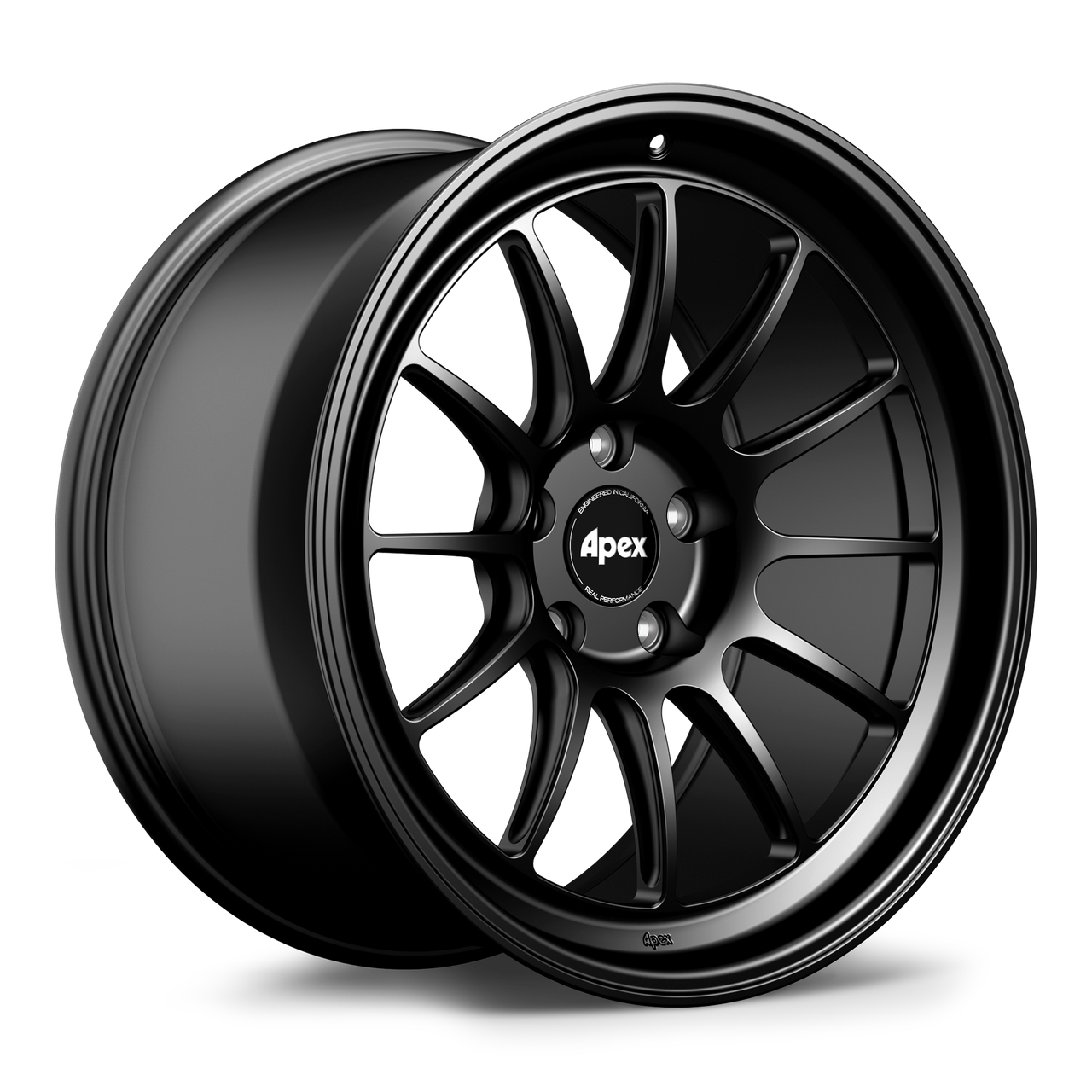 Apex SL-12RT 19x10.5 forged Toyota wheel in Satin Black Machined Lip with 5x112 BP and ET35 offset