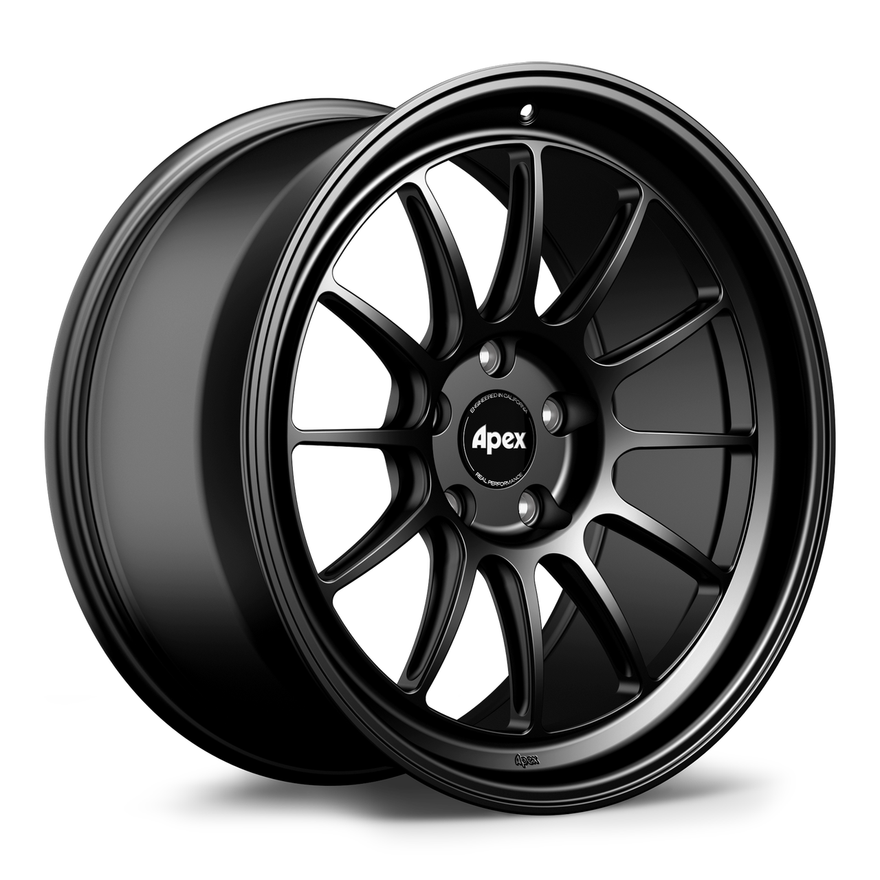 Satin Black Machined Lip Apex SL-12RT forged Touring Line wheel for Chevrolet applications 19x10 ET32 5x120.65 BP