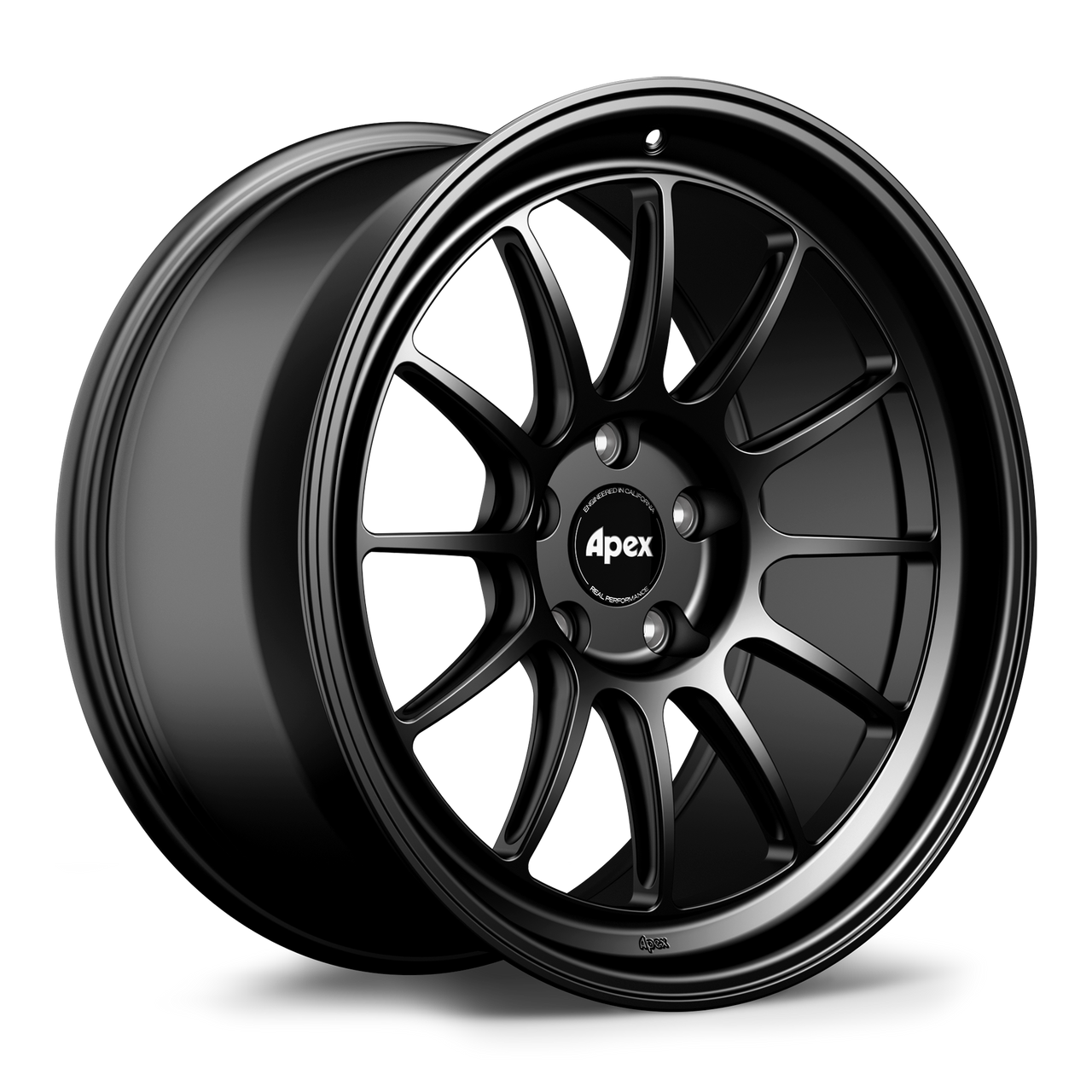 Apex SL-12RT 19x9.5 forged BMW wheel in Satin Black Machined Lip with 5x112 bolt pattern
