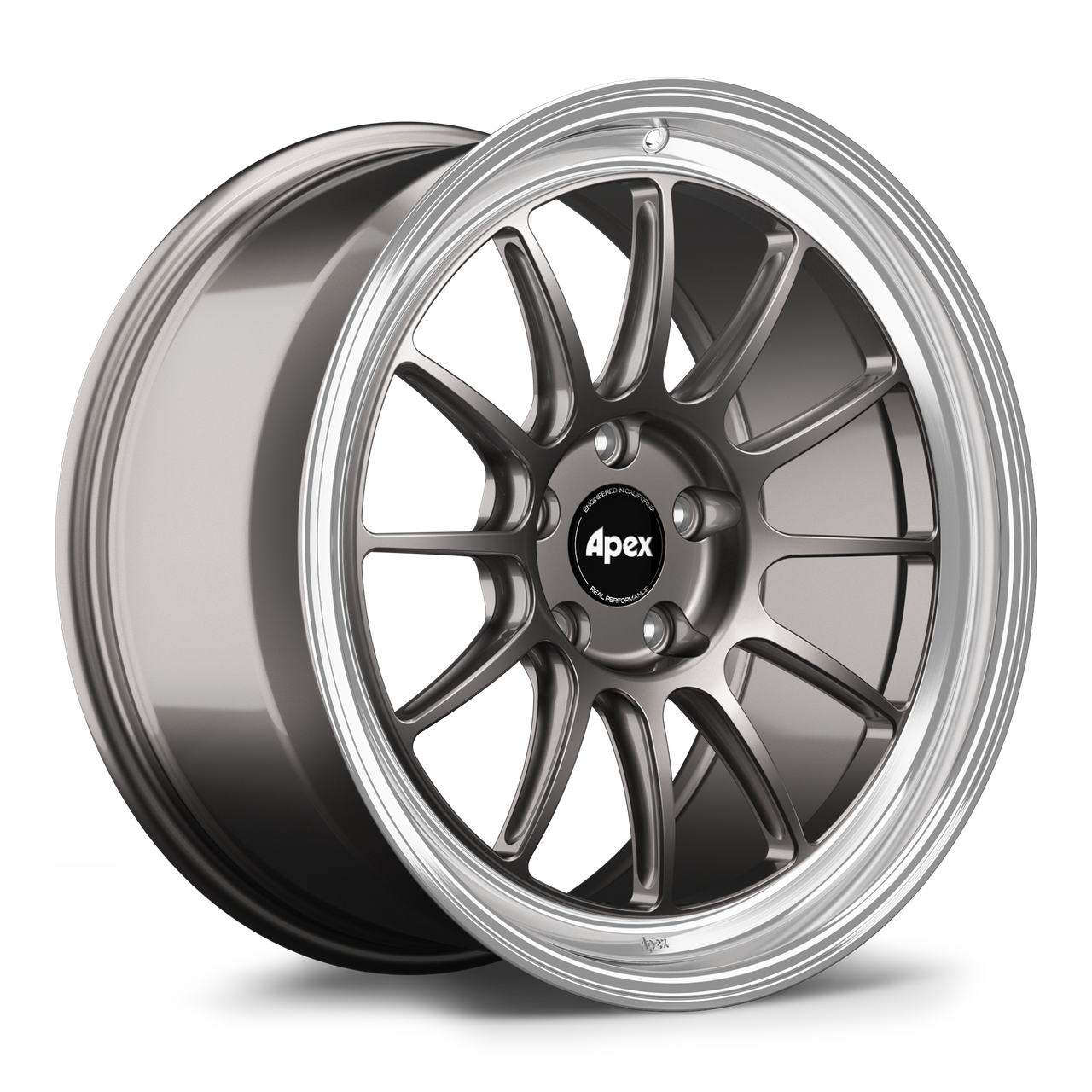 Apex SL-12RT 19x9 forged BMW wheel in Anthracite Machined Lip with 5x112 bolt pattern