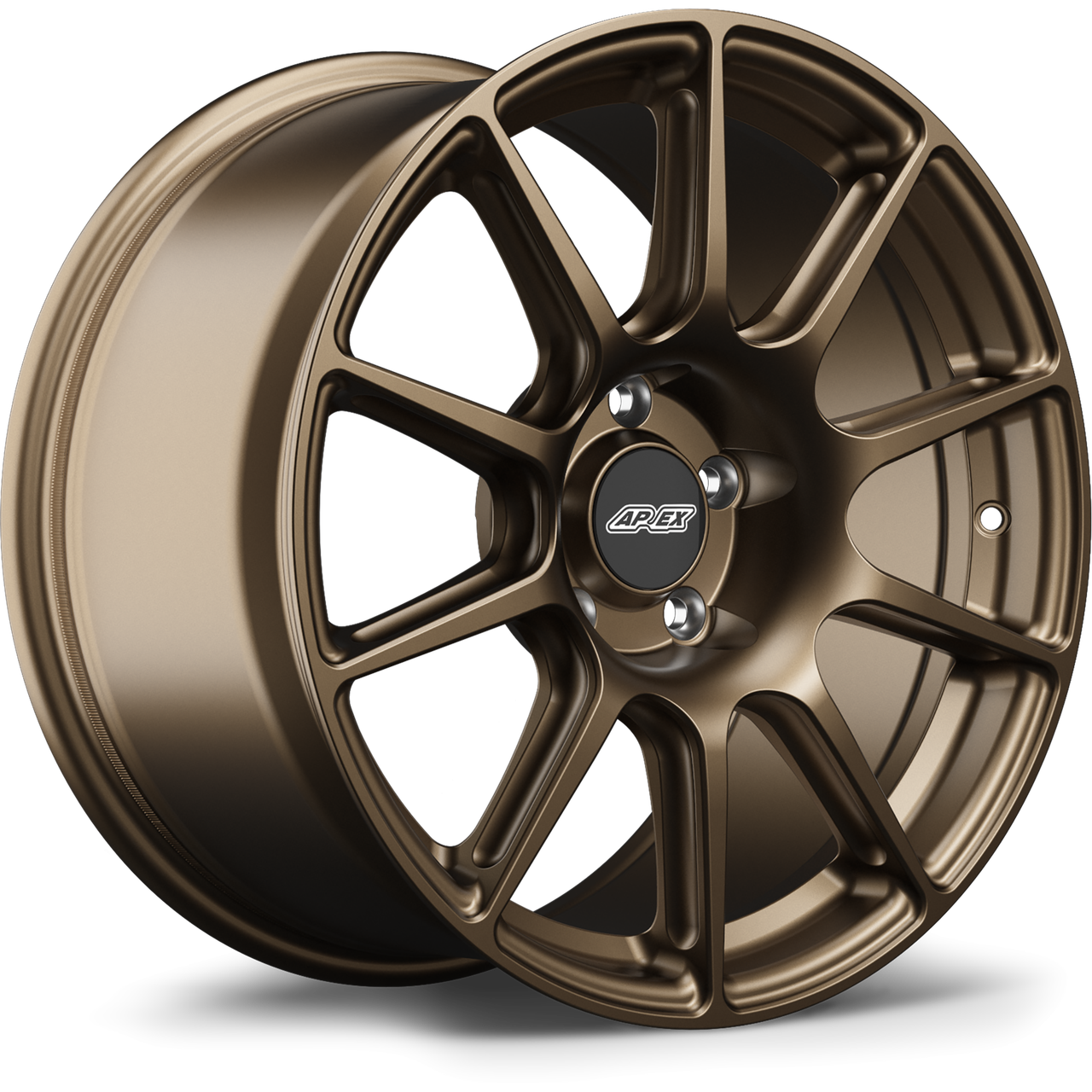 Apex SM-10 17x9 flow formed Audi Volkswagen wheel in Satin Bronze with 5x112 bolt pattern