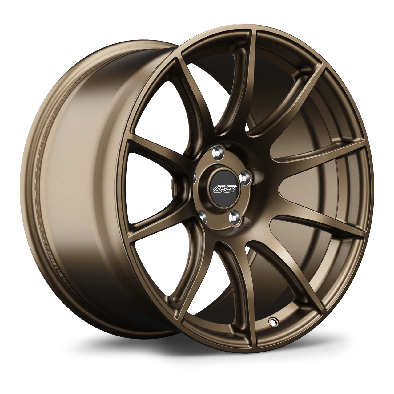 Apex SM-10 18x10 flow formed Toyota Supra wheel in Satin Bronze with 5x112 bolt pattern