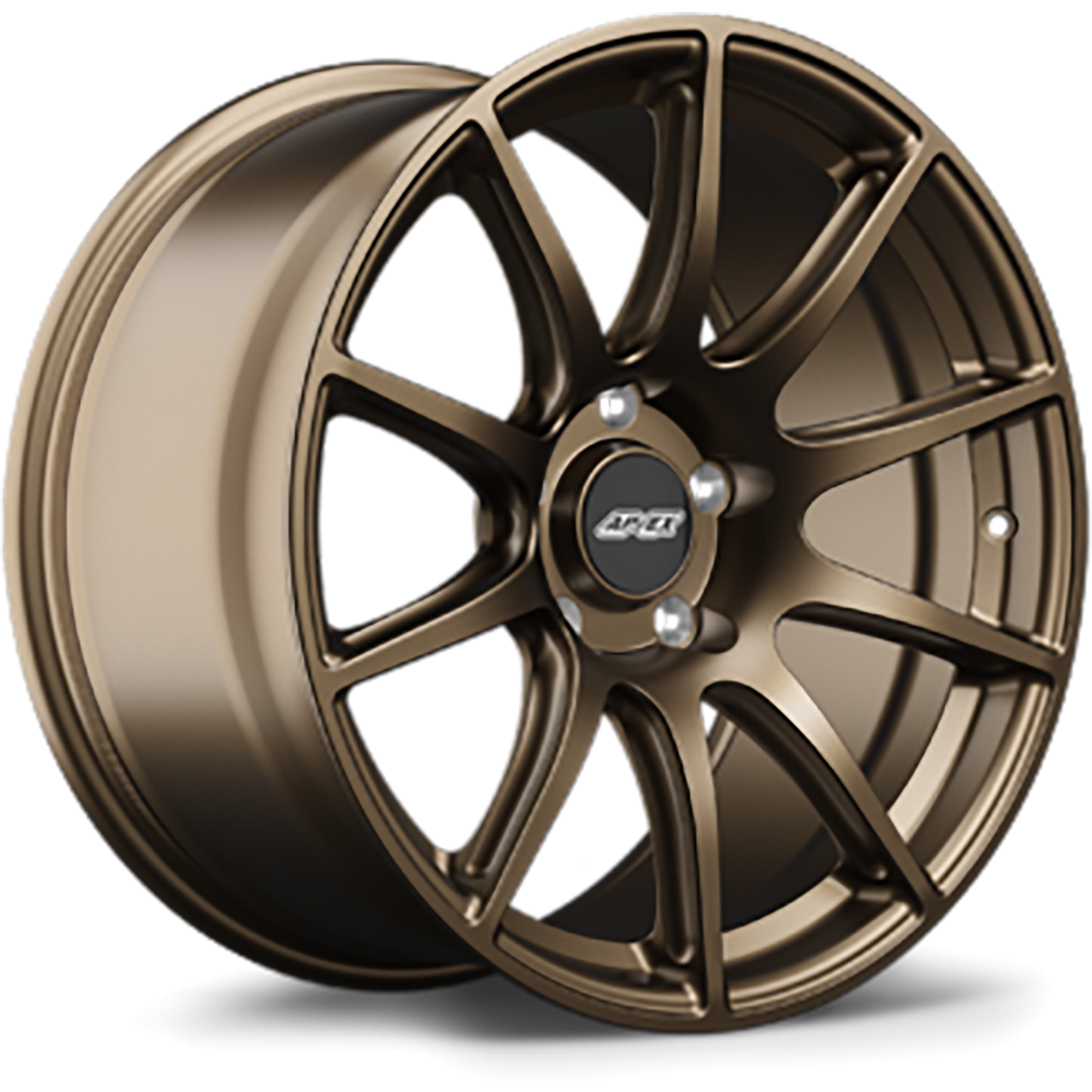 Apex SM-10 18x10 flow formed Porsche wheel in Satin Bronze with 5x130 bolt pattern