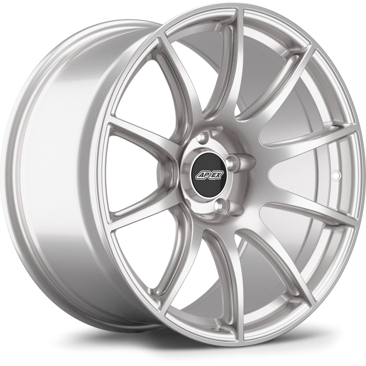 Apex SM-10 19x10.5 Race Silver flow-formed wheel for BMW 5x120 applications