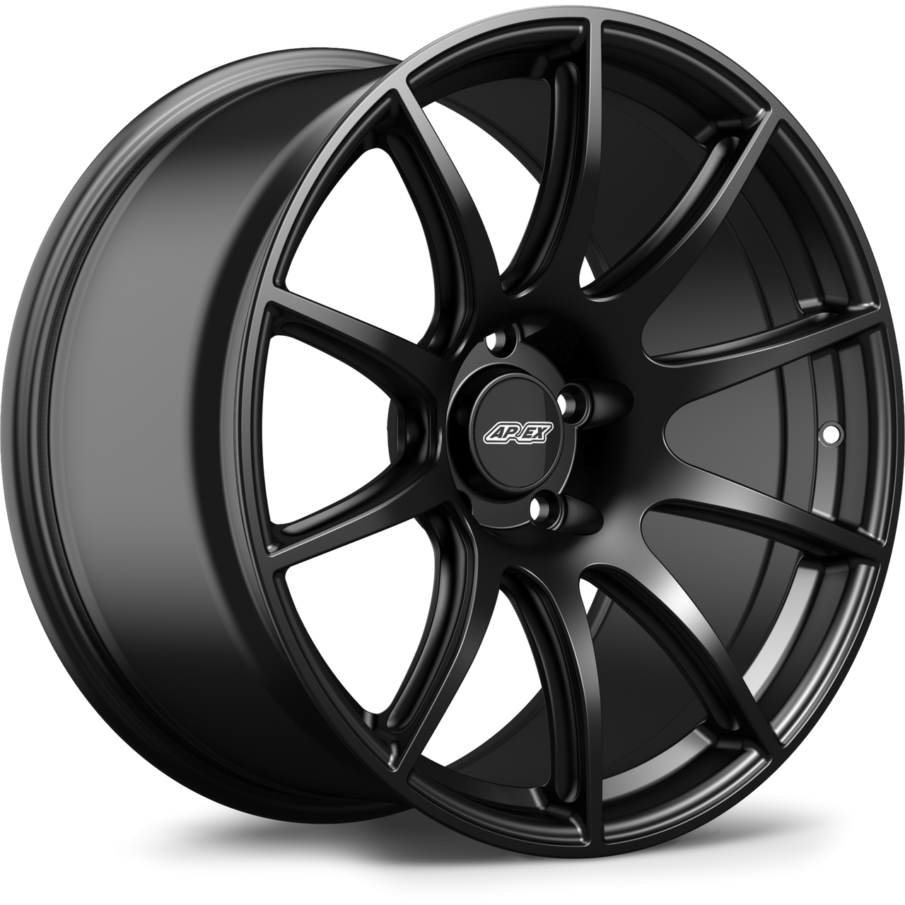 Apex SM-10 19x11 Satin Black flow-formed wheel with 5x120 bolt pattern and ET35 offset for Camaro applications