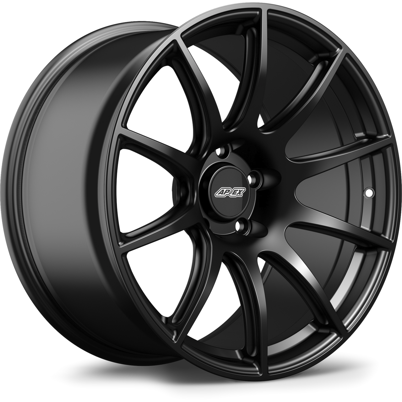 Apex SM-10 19x9.5 Satin Black flow-formed wheel with 5x120 bolt pattern and ET22 offset for BMW applications