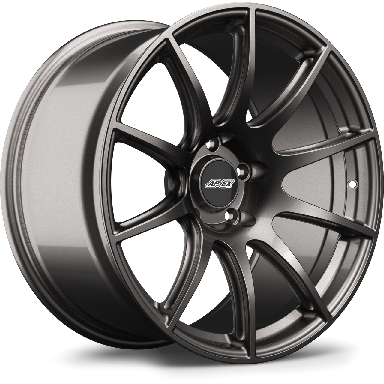 Apex SM-10 19x9.5 Anthracite flow-formed wheel with 5x112 bolt pattern and ET25 offset for Toyota Supra