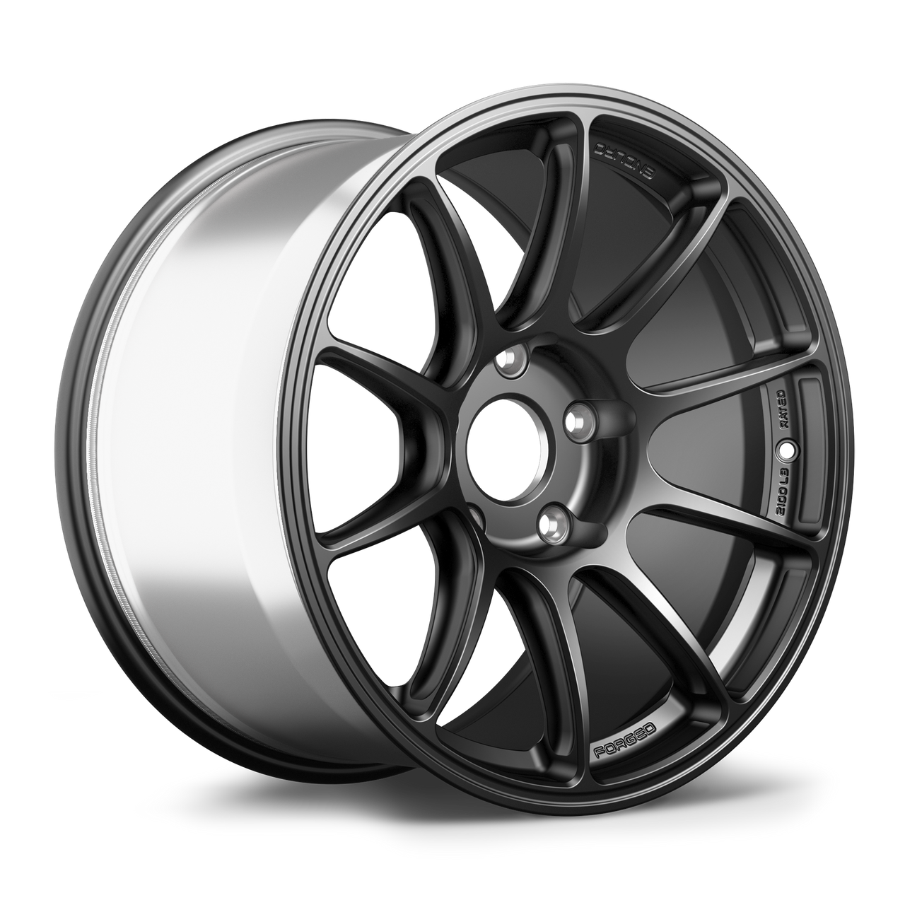 Apex SM-10RE 18x10.5 Satin Black forged wheel with 5x130 BP and ET44 offset for Porsche applications
