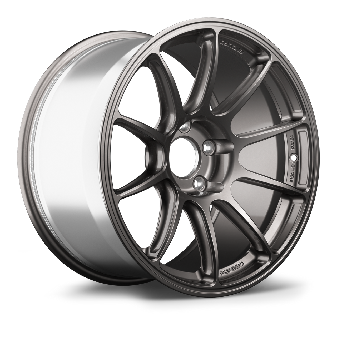 Apex SM10RE1811ET44-5120-7256-AN forged Enduro wheel in Anthracite with reinforced lip and big brake clearance