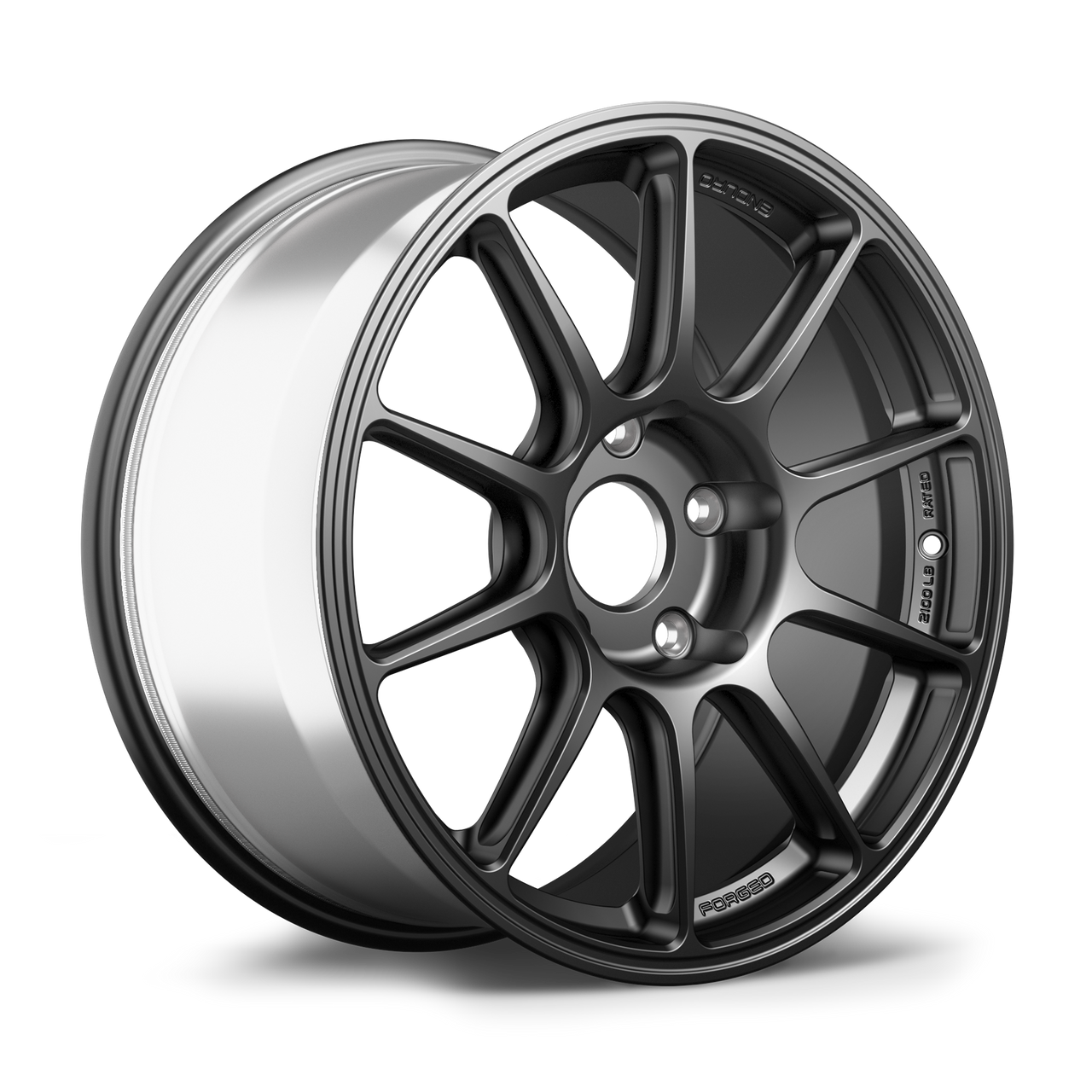 Apex SM10RE189ET46-5130-716-NSBK forged Enduro wheel in Satin Black with reinforced lip and big brake clearance