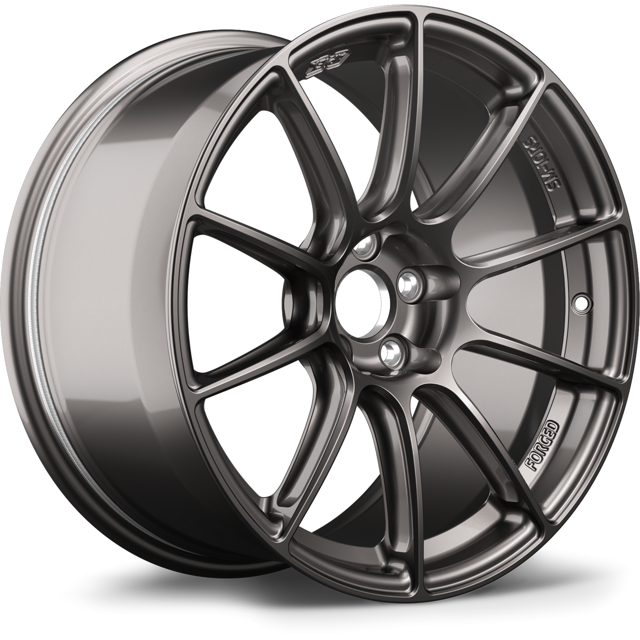 Apex SM-10RS 17x10 forged Anthracite wheel with 5x114.3 bolt pattern and ET48 offset