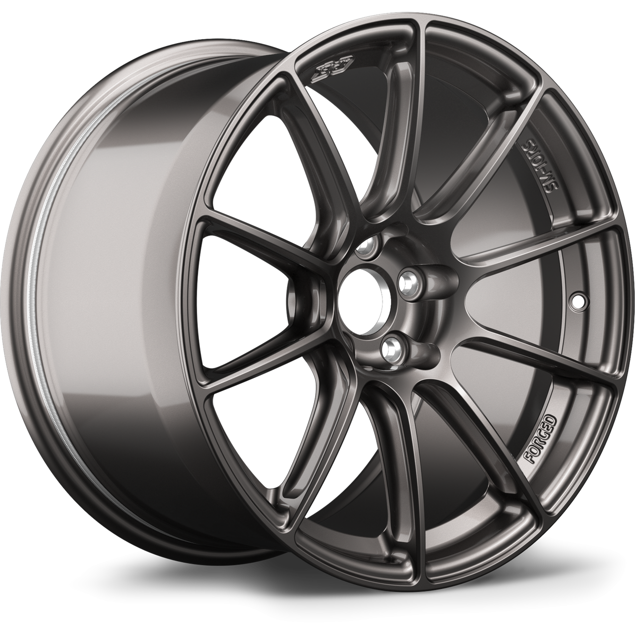 Apex SM-10RS 17x8.5 forged Anthracite wheel with 5x114.3 bolt pattern and ET23 offset