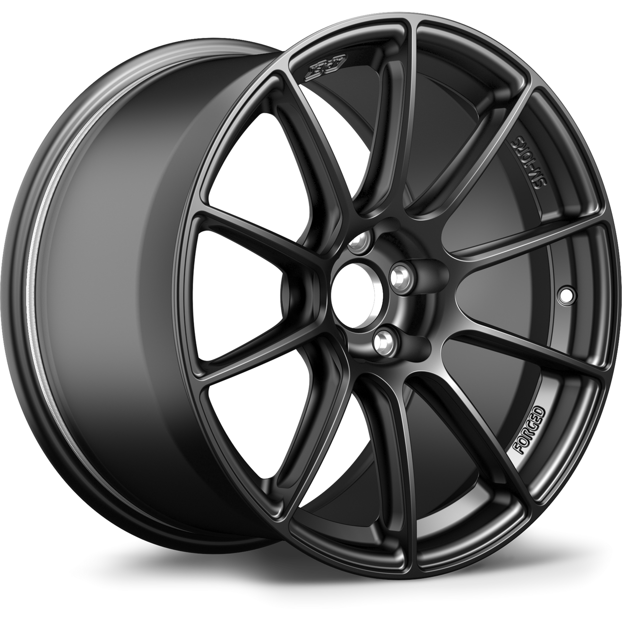 SM10RS1785ET23-51143-601-NSBK Apex SM-10RS forged wheel in Satin Black with reinforced Sprint spec inner lip