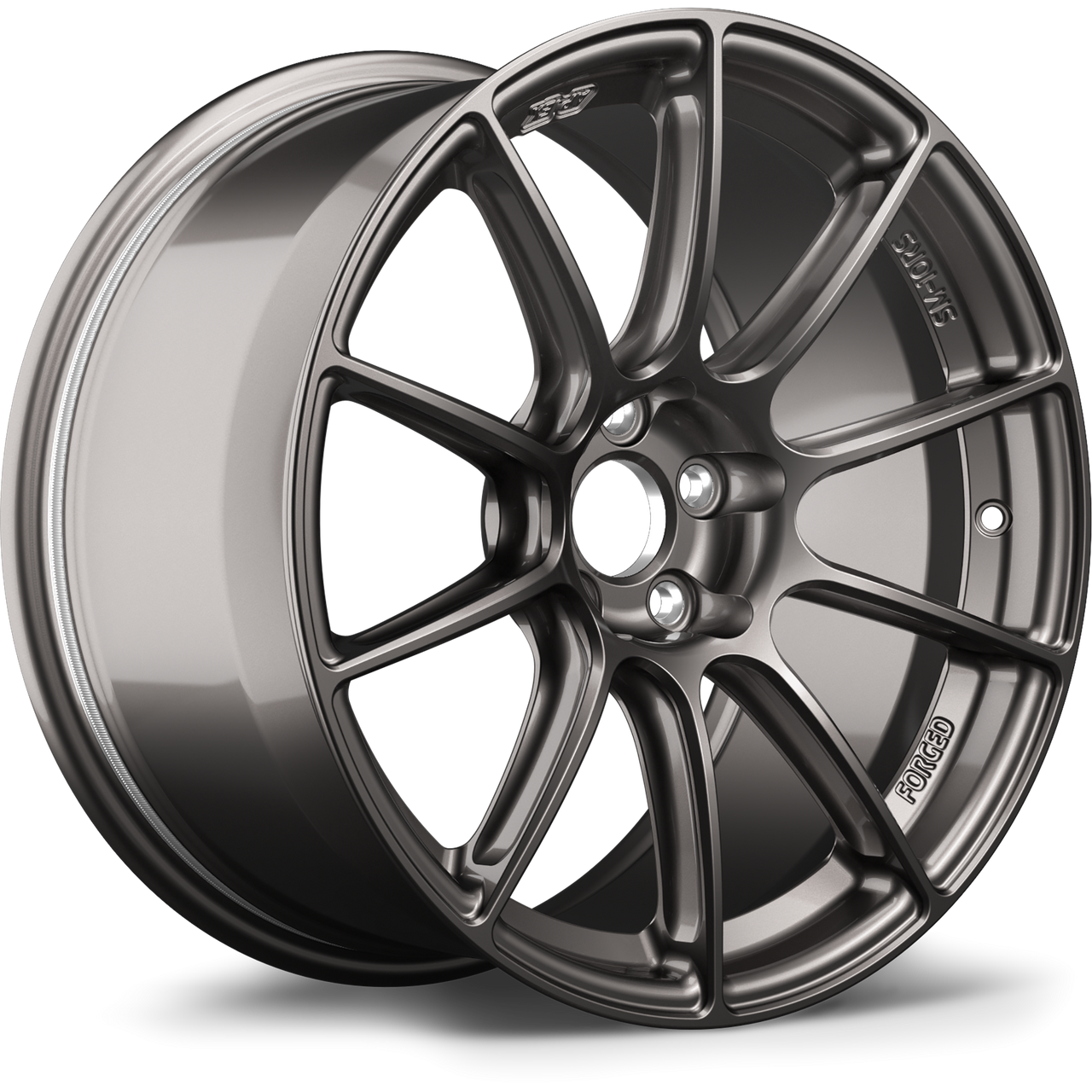 Apex SM-10RS 17x9.5 forged Anthracite wheel with 5x114.3 bolt pattern and ET51 offset