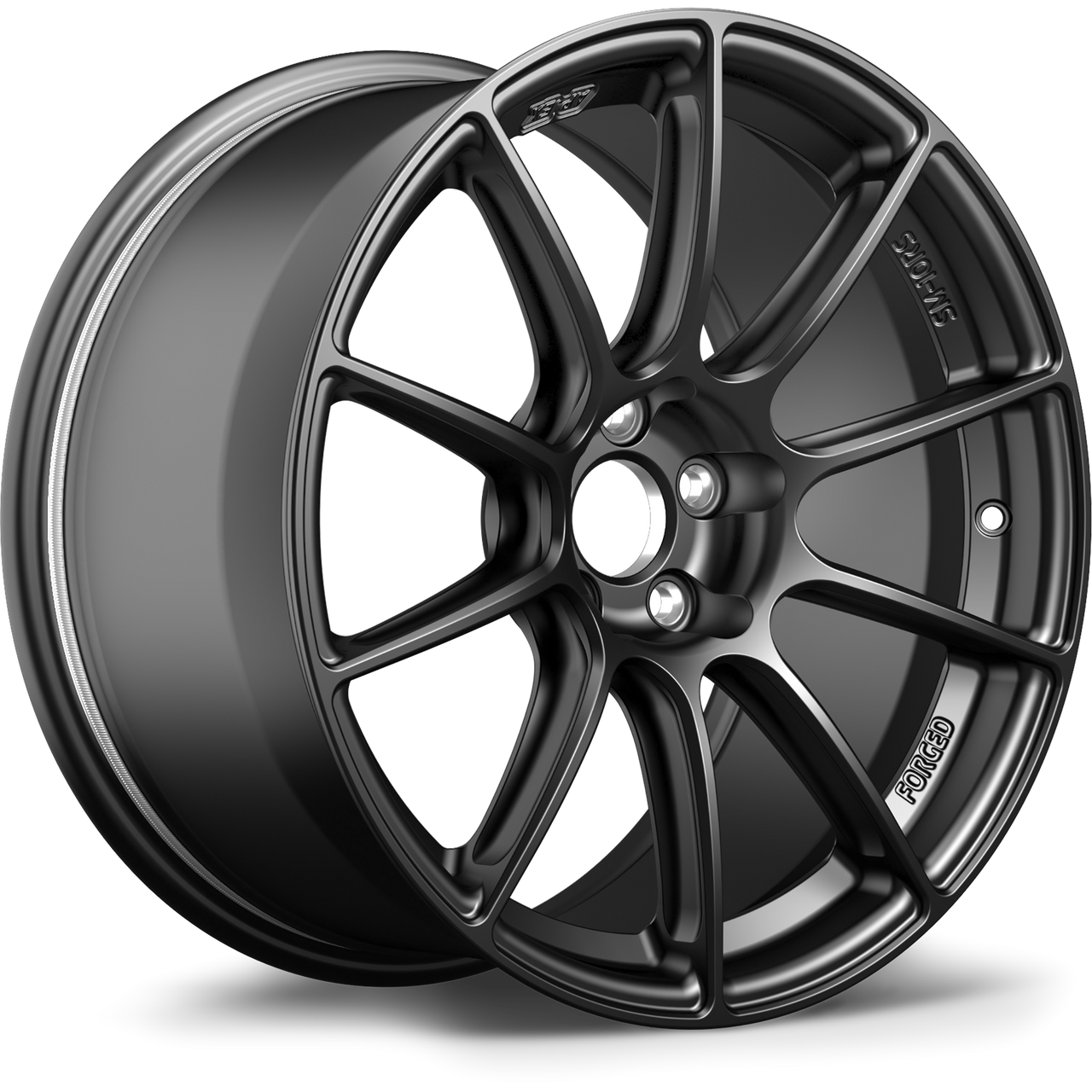Apex SM-10RS 17x9 forged Satin Black wheel with 5x100 bolt pattern ET35 offset SM10RS179ET35-5100-561-NSBK