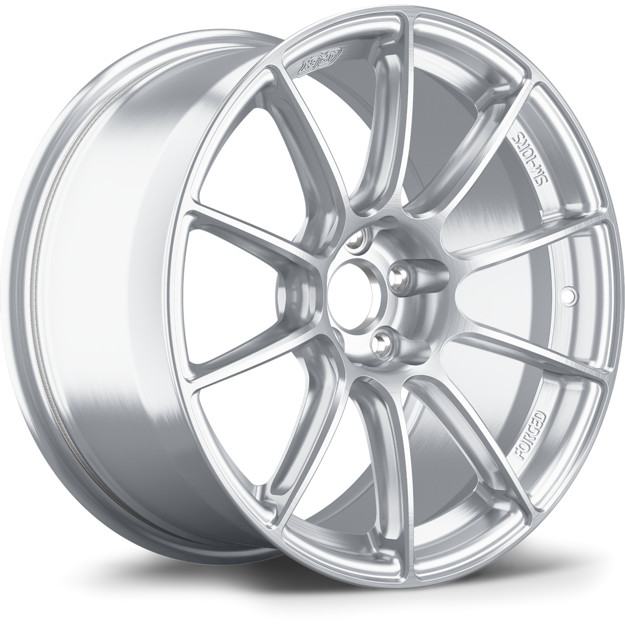 Apex SM-10RS 17x9 forged Brushed Clear wheel with 5x100 bolt pattern ET48 offset SM10RS179ET48-5100-561-BC
