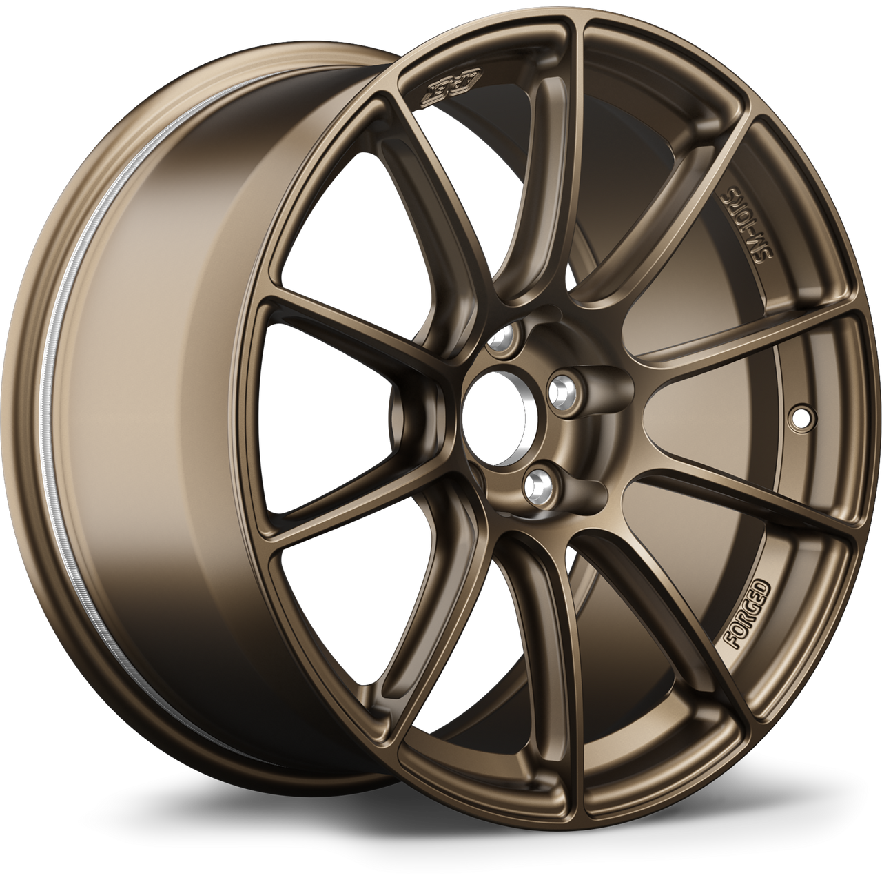 Apex SM-10RS 17x9 forged Satin Bronze wheel with 5x100 bolt pattern ET48 offset SM10RS179ET48-5100-561-NSBZ