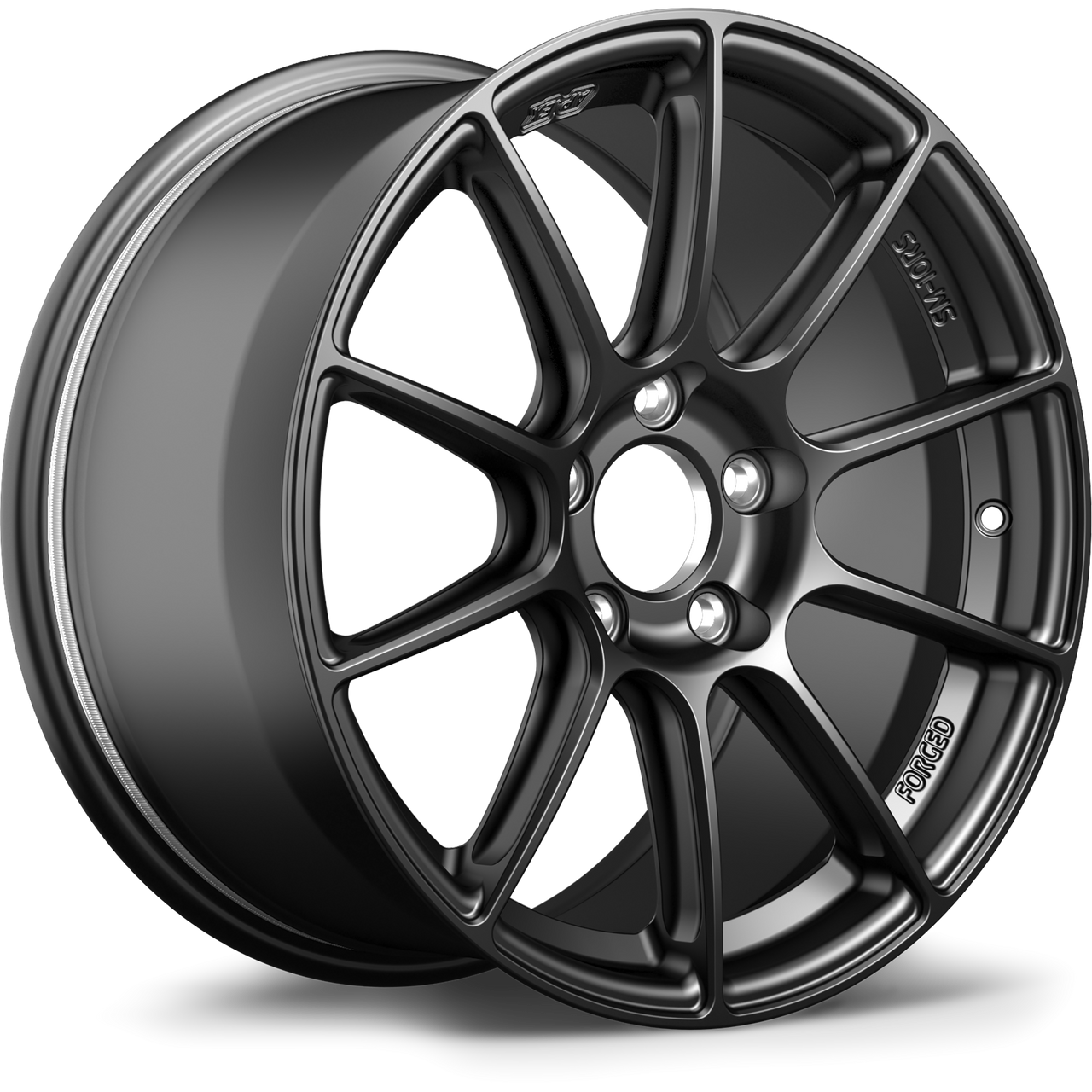 Apex SM-10RS 17x9 forged Satin Black wheel with 5x114.3 bolt pattern ET61 offset SM10RS179ET61-51143-701-NSBK