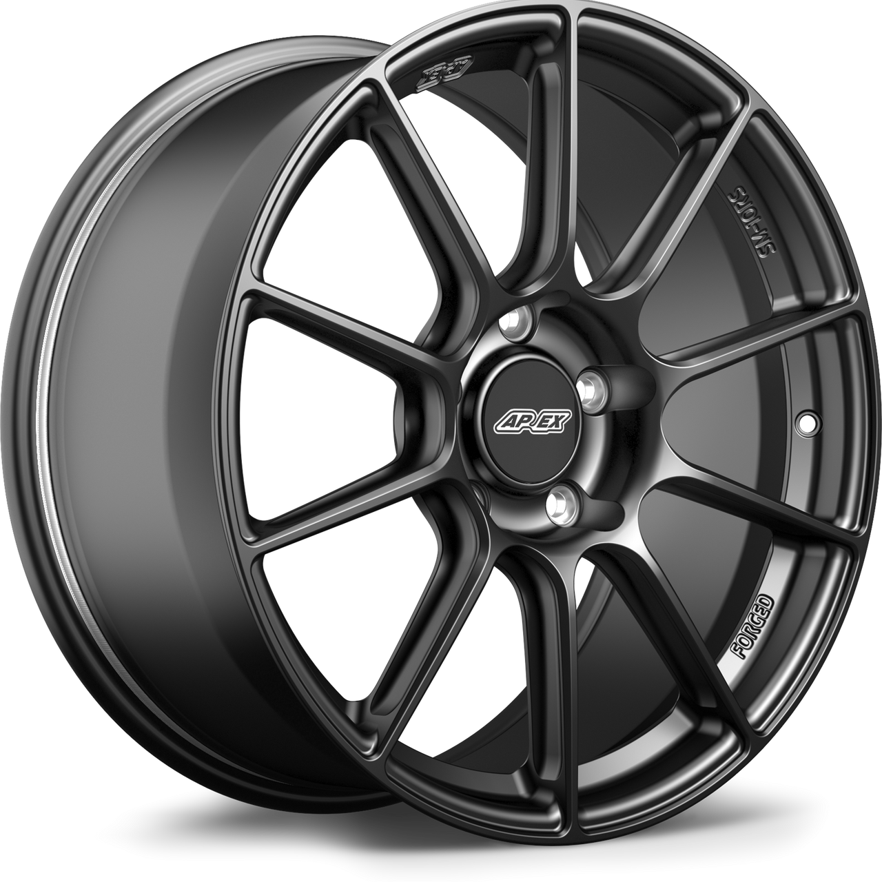 Apex SM-10RS 19x9 forged wheel Satin Black 5x130 ET50 part number SM10RS199ET50-5130-716-NSBK
