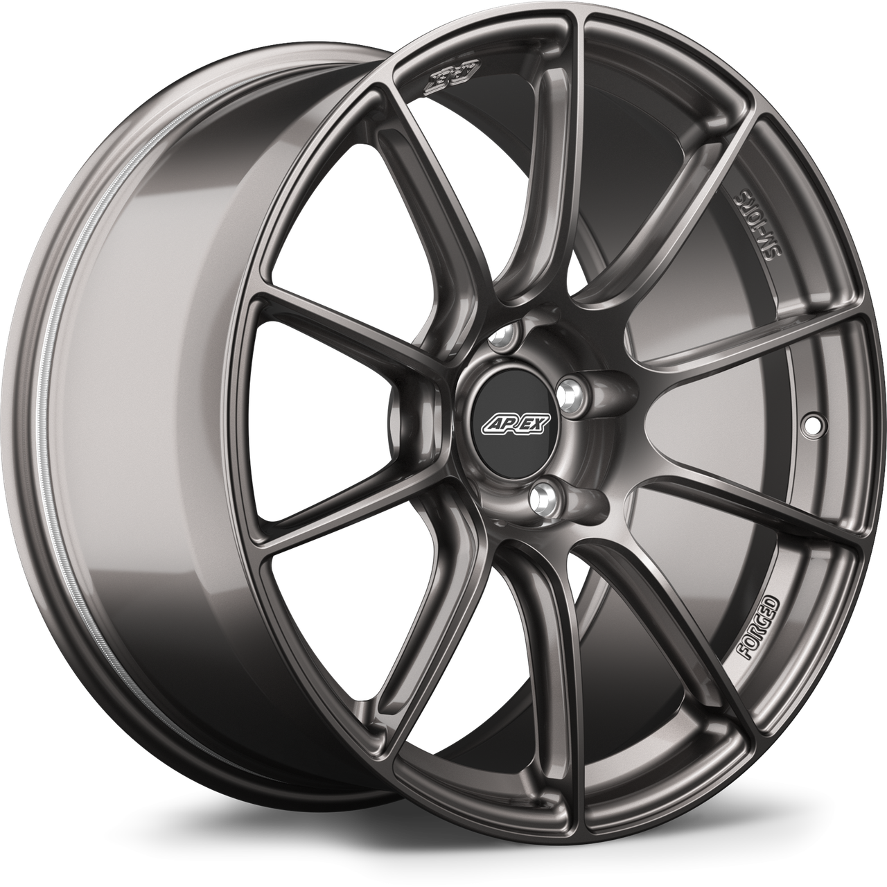 Apex SM-10RS 20x11 forged wheel Anthracite finish 5x112 ET18 part number SM10RS2011ET18-5112-666-AN
