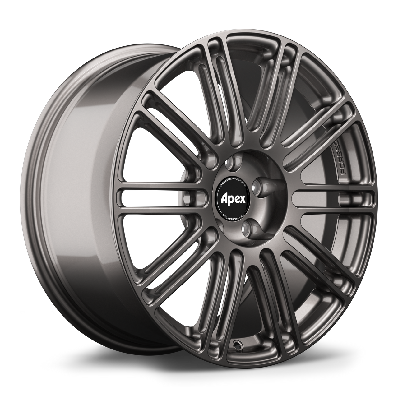 Apex TC-10RT 18x9 forged wheel in Anthracite with 5x112 bolt pattern ET42 and 57.1mm center bore TC10RT189ET42-5112-571-AN