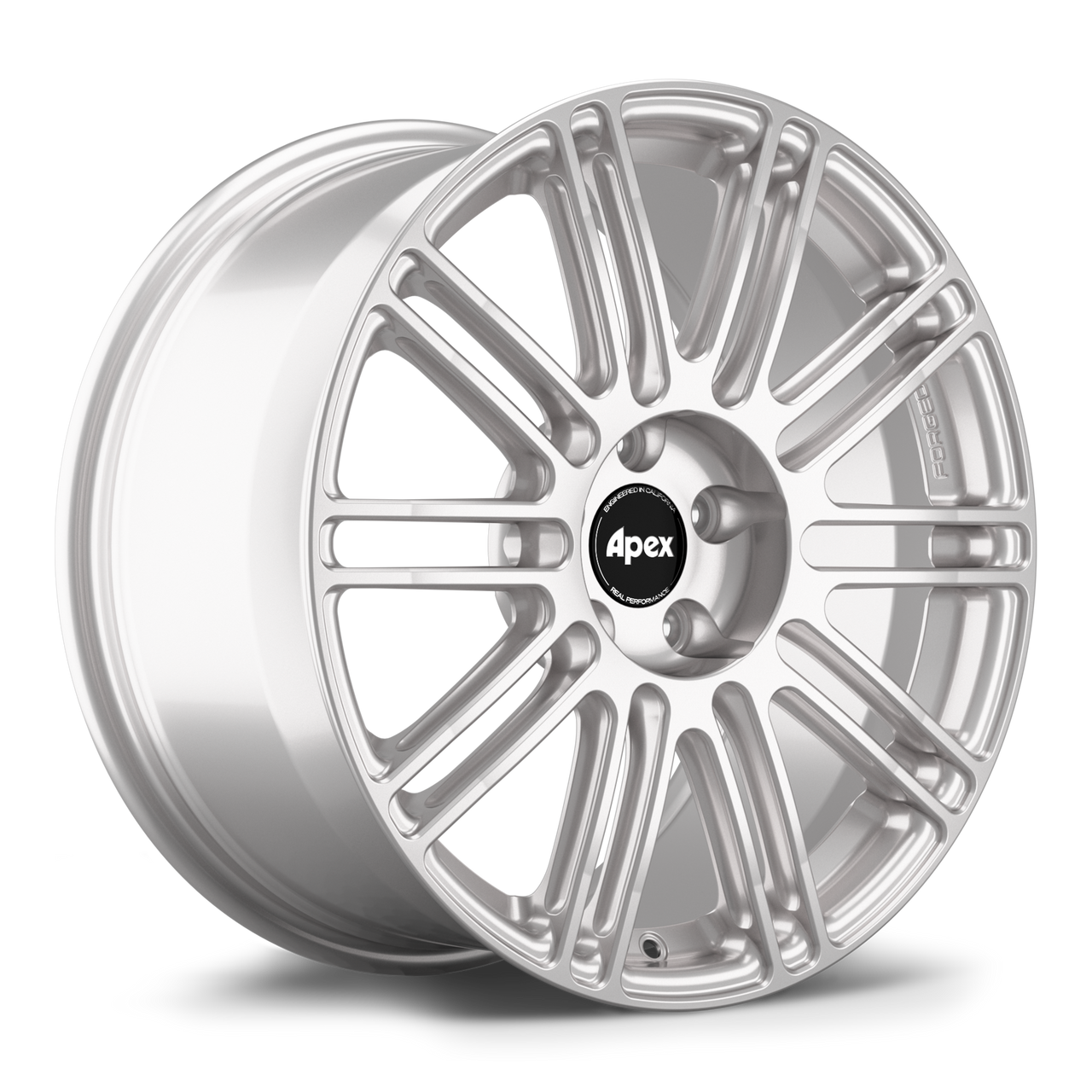 Apex TC-10RT 18x9 forged wheel in Race Silver with 5x112 bolt pattern ET42 and 57.1mm center bore TC10RT189ET42-5112-571-RS