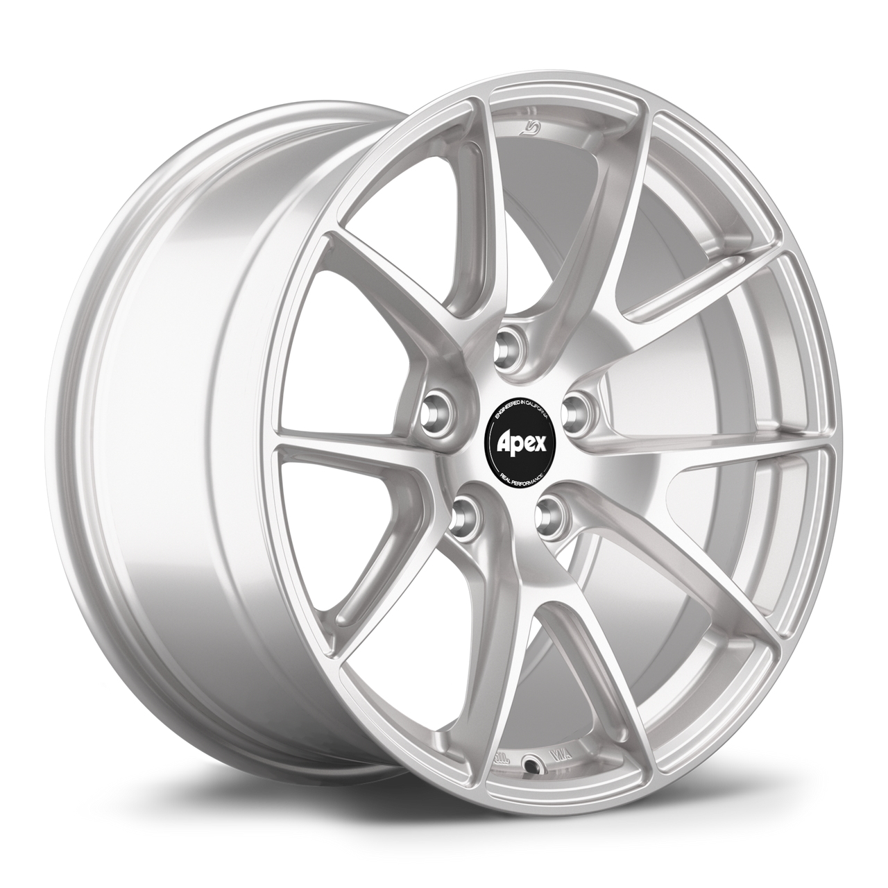 Apex VS-5 17x9.5 Race Silver flow formed wheel with 5x100 bolt pattern ET40 and 56.1mm center bore VS51795ET40-5100-561-RS