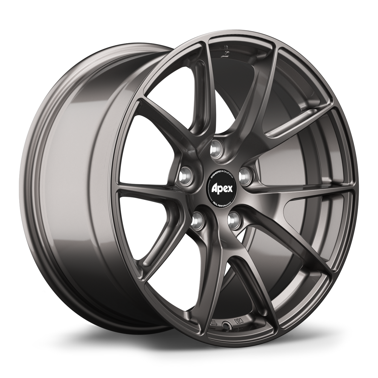 Apex VS-5 17x9 Anthracite flow formed wheel with 5x120 bolt pattern ET30 and 72.56mm center bore VS5179ET30-5120-7256-AN