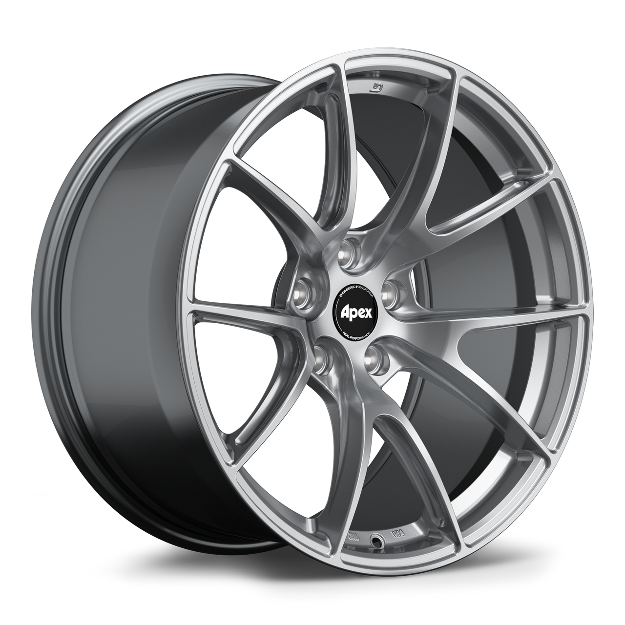 Hyper Black Apex VS-5 19x11 wheel with 5x120 bolt pattern, ET44 offset, and 72.56mm center bore part VS51911ET44-5120-7256-NHBK for performance applications
