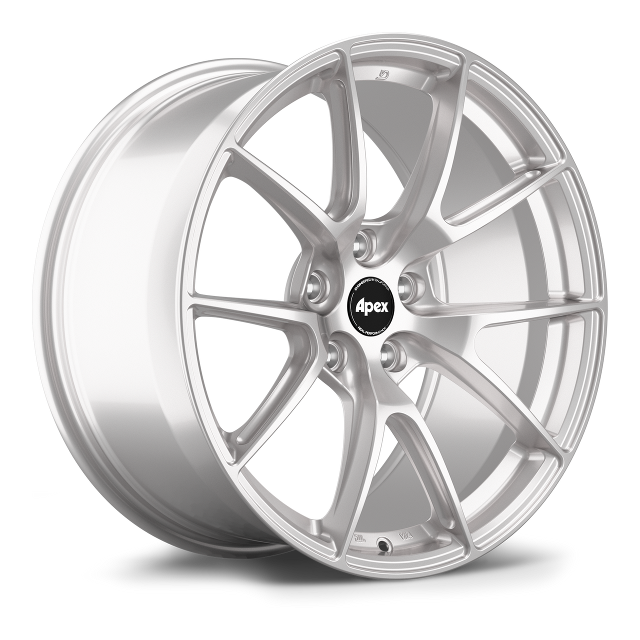 Apex VS-5 19x11 Flow Formed Wheel Race Silver 5x114.3 ET52 part number VS51911ET52-51143-705-RS