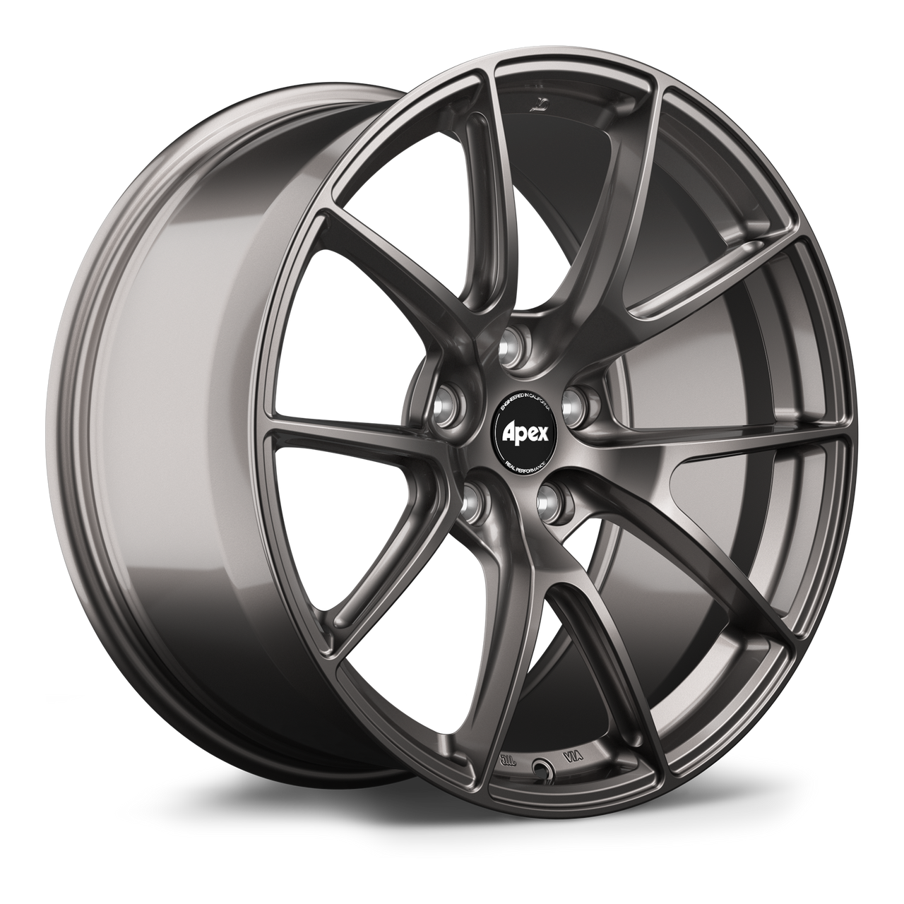 Apex VS-5 19x9.5 Anthracite flow formed wheel 5x120 ET35 with 72.56mm center bore part VS51995ET35-5120-7256-AN