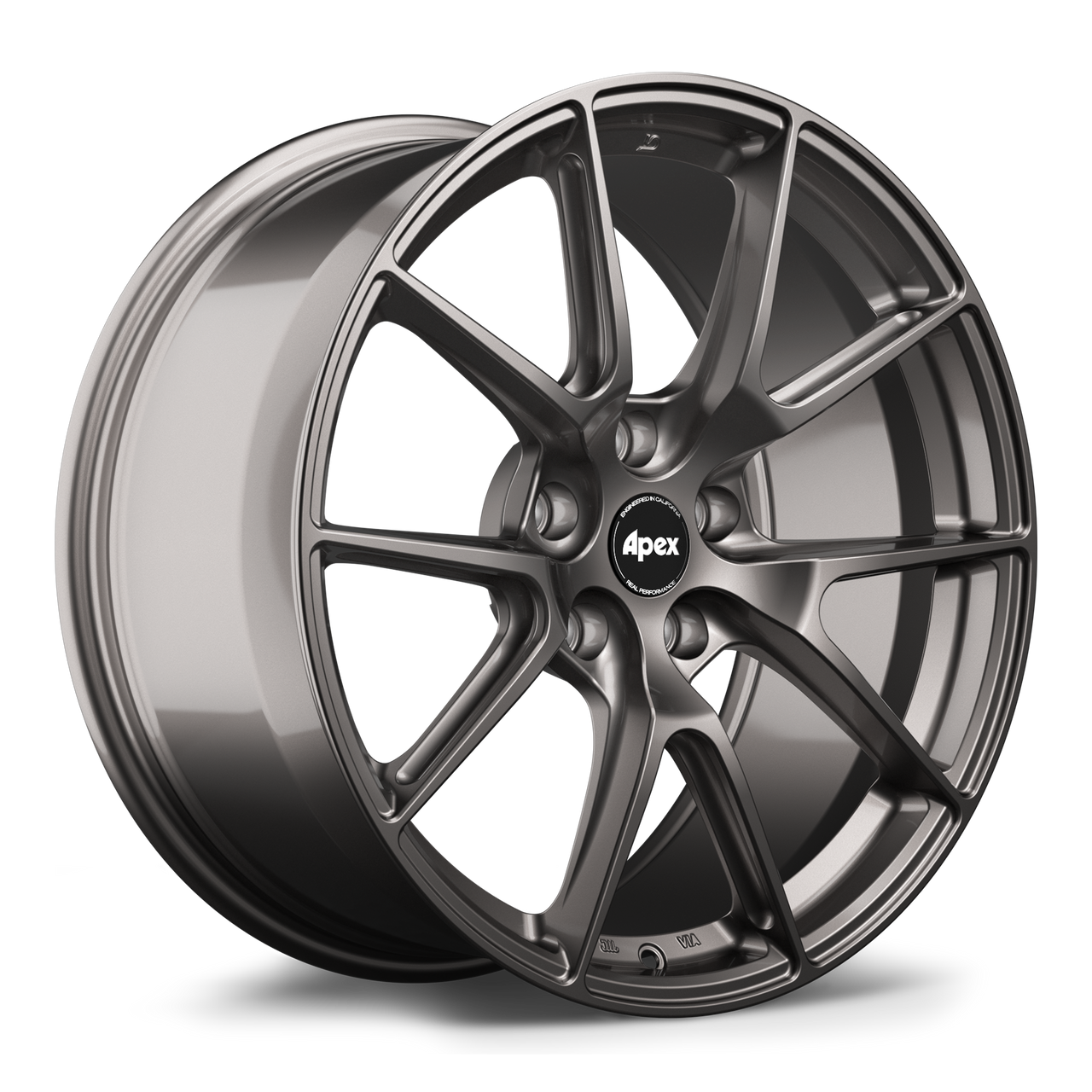Apex VS-5 19x9 Anthracite flow formed wheel with 5x112 bolt pattern ET42 and 57.1mm center bore part VS5199ET42-5112-571-AN