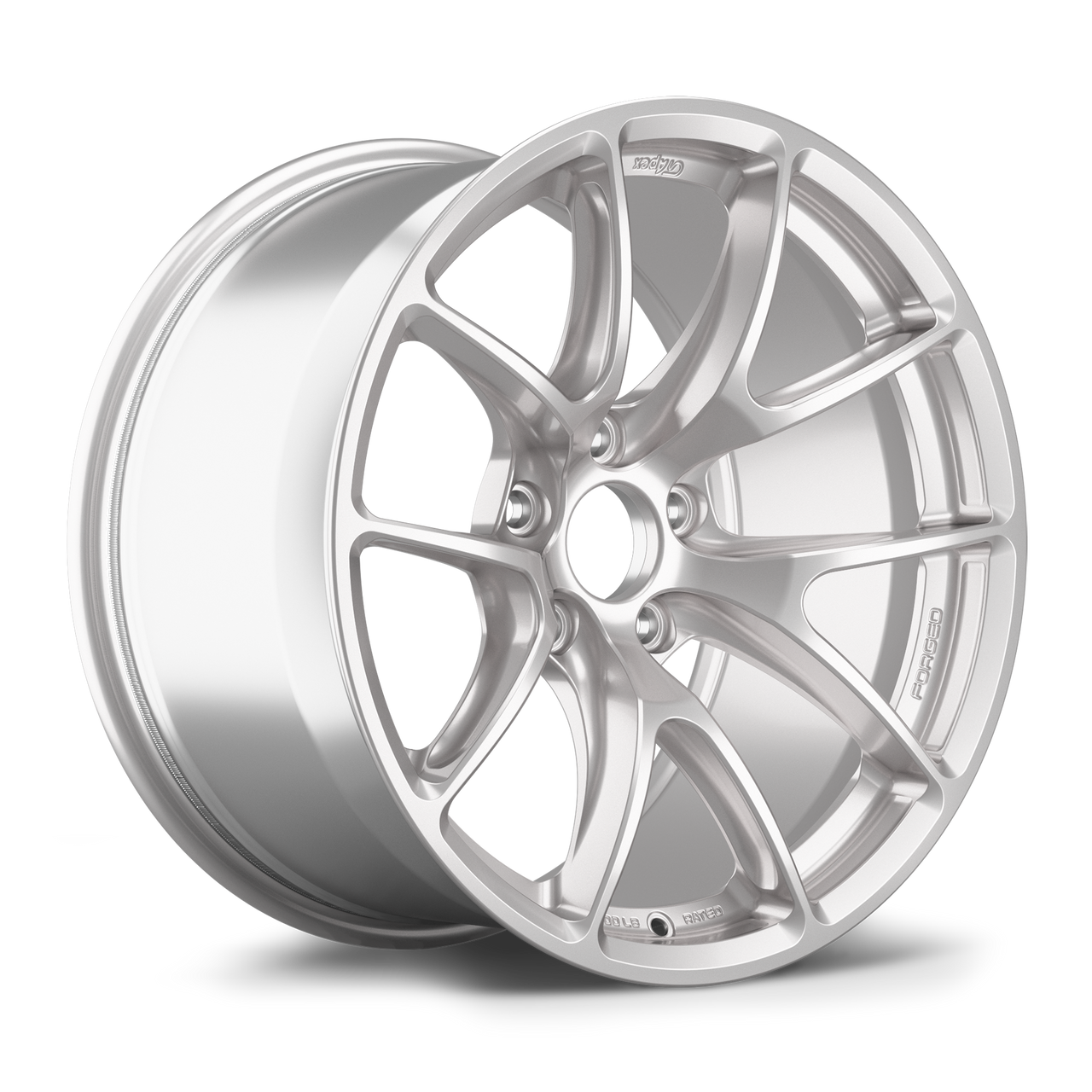 Race Silver Apex VS-5RE 18x11 Enduro forged wheel for BMW applications with 72.56mm center bore part VS5RE1811ET44-5120-7256-RS