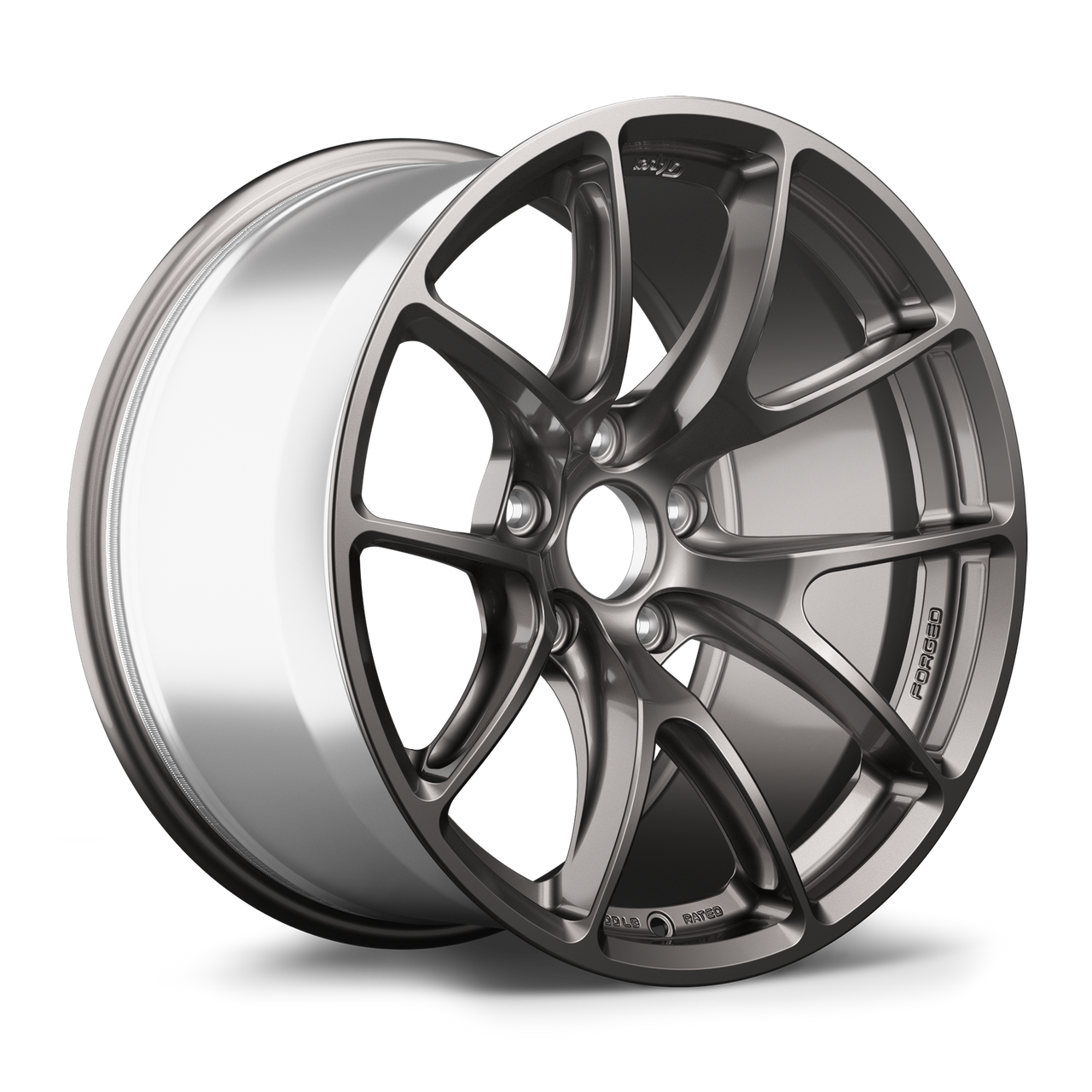 Apex VS-5RE 18x12 forged wheel in Anthracite for Chevrolet with 5x120.65 bolt pattern ET46 offset part VS5RE1812ET46-512065-703-AN