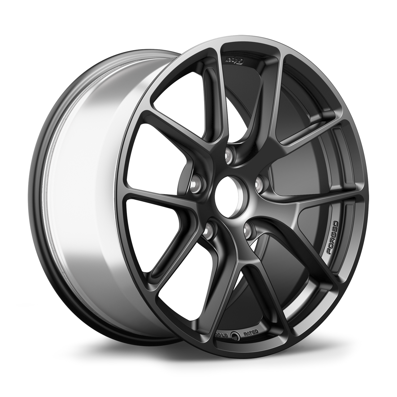 Apex VS-5RE 18x9 forged wheel in Satin Black for Porsche with 5x130 bolt pattern ET41 offset part VS5RE189ET41-5130-716-CSST-NSBK