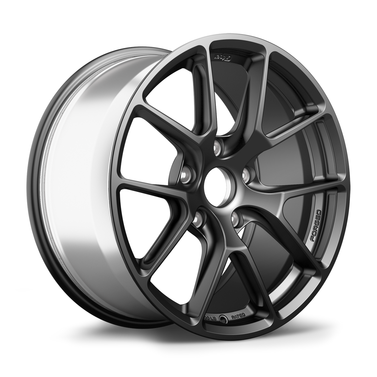 Apex VS-5RE 18x9 forged wheel in Satin Black for Porsche with 5x130 bolt pattern ET46 offset part VS5RE189ET46-5130-716-NSBK