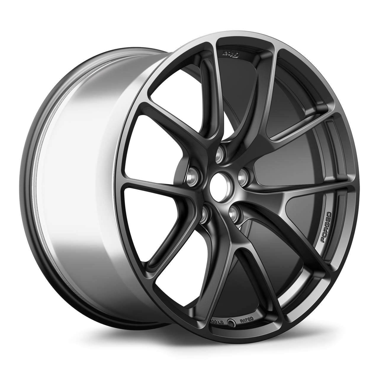 Apex VS-5RE 19x11 forged wheel in Satin Black for Porsche with 5x130 bolt pattern and ET48 offset part VS5RE1911ET48-5130-716-NSBK