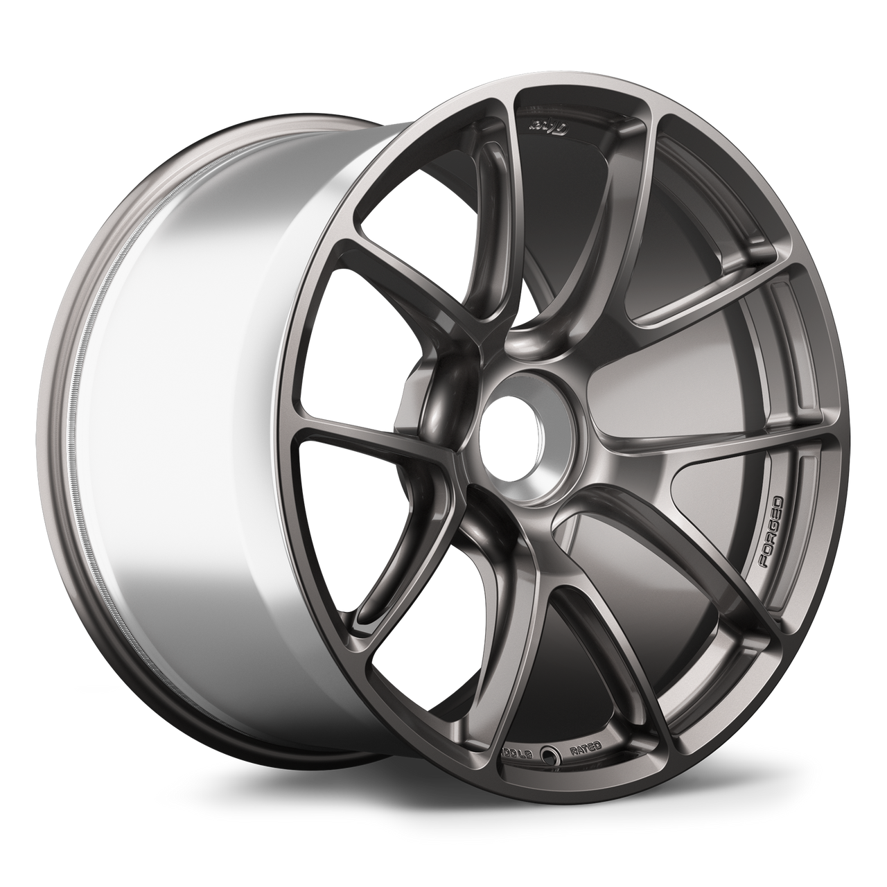 Apex VS-5RE 19x12 forged Anthracite wheel for Porsche center-lock applications with ET46 offset part VS5RE1912ET46-CL-PS-AN