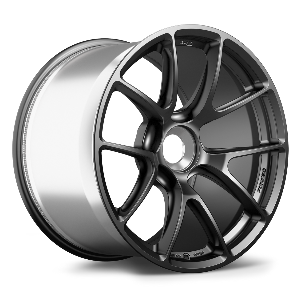 Apex VS-5RE 19x12 Satin Black forged wheel for Porsche center-lock applications ET46 part VS5RE1912ET46-CL-PS-NSBK